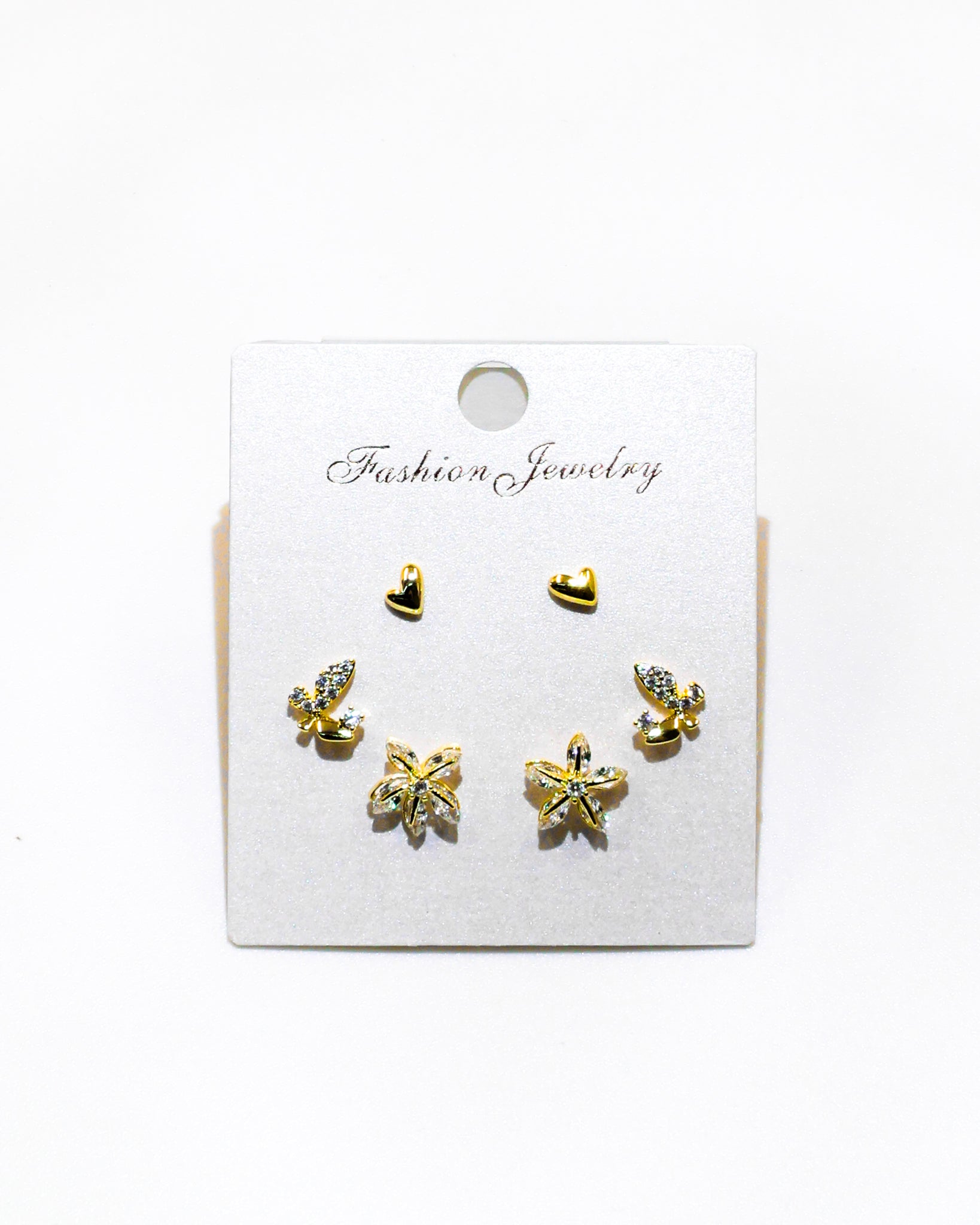 Set Aretes X3 - M116 Oro Laminado