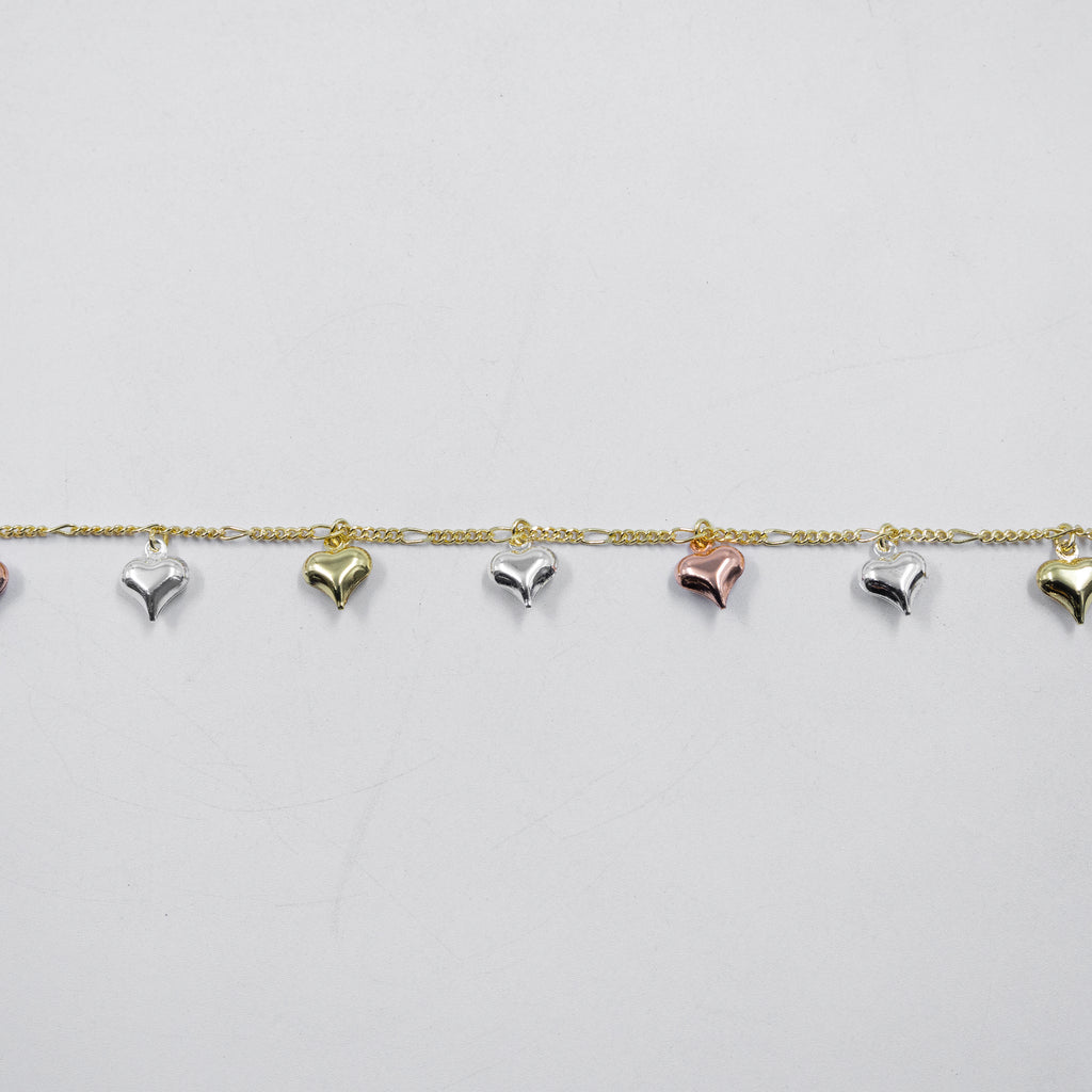 Pulseras de Tres colores M1 Oro Laminado