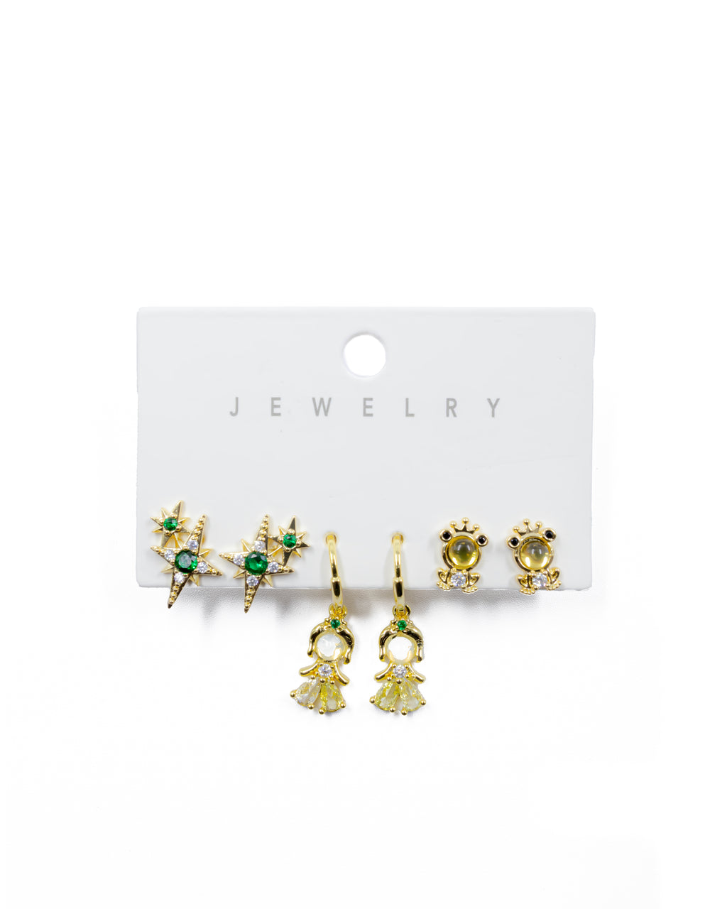 ARETES PAQUETE DE 3 M3 ORO LAMINADO