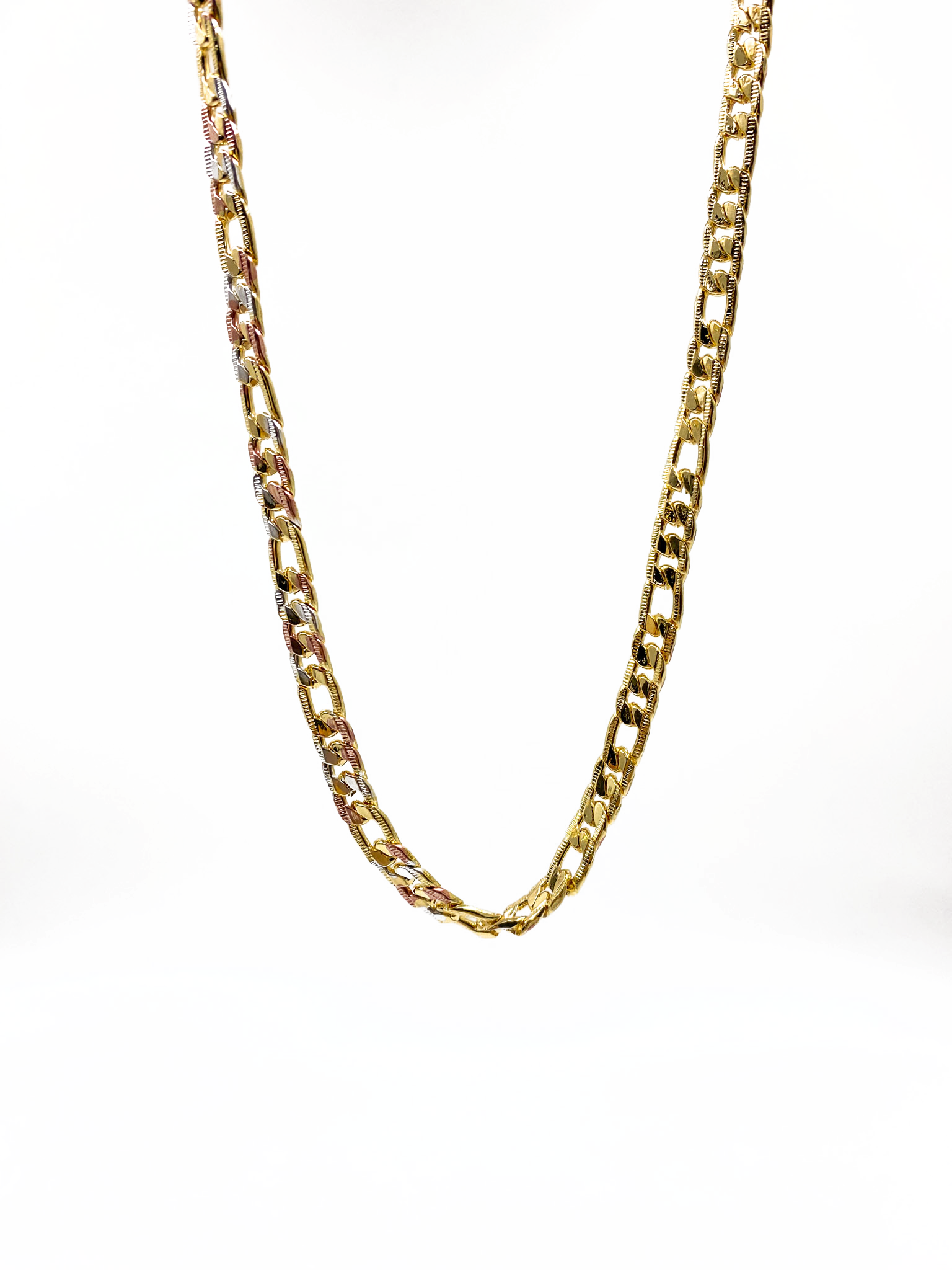 Cadena de eslabones - M4 Oro Laminado