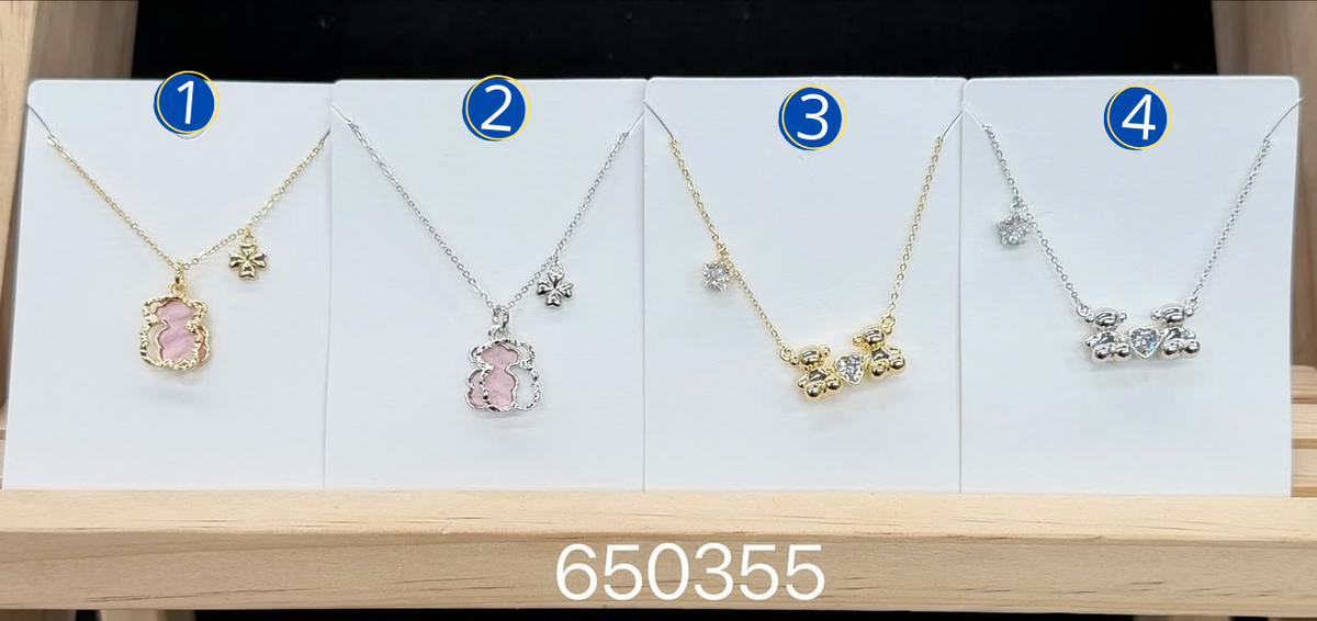 [10/OCT/26] Collares Dorados y Plateados con dije M22 Oro Laminado