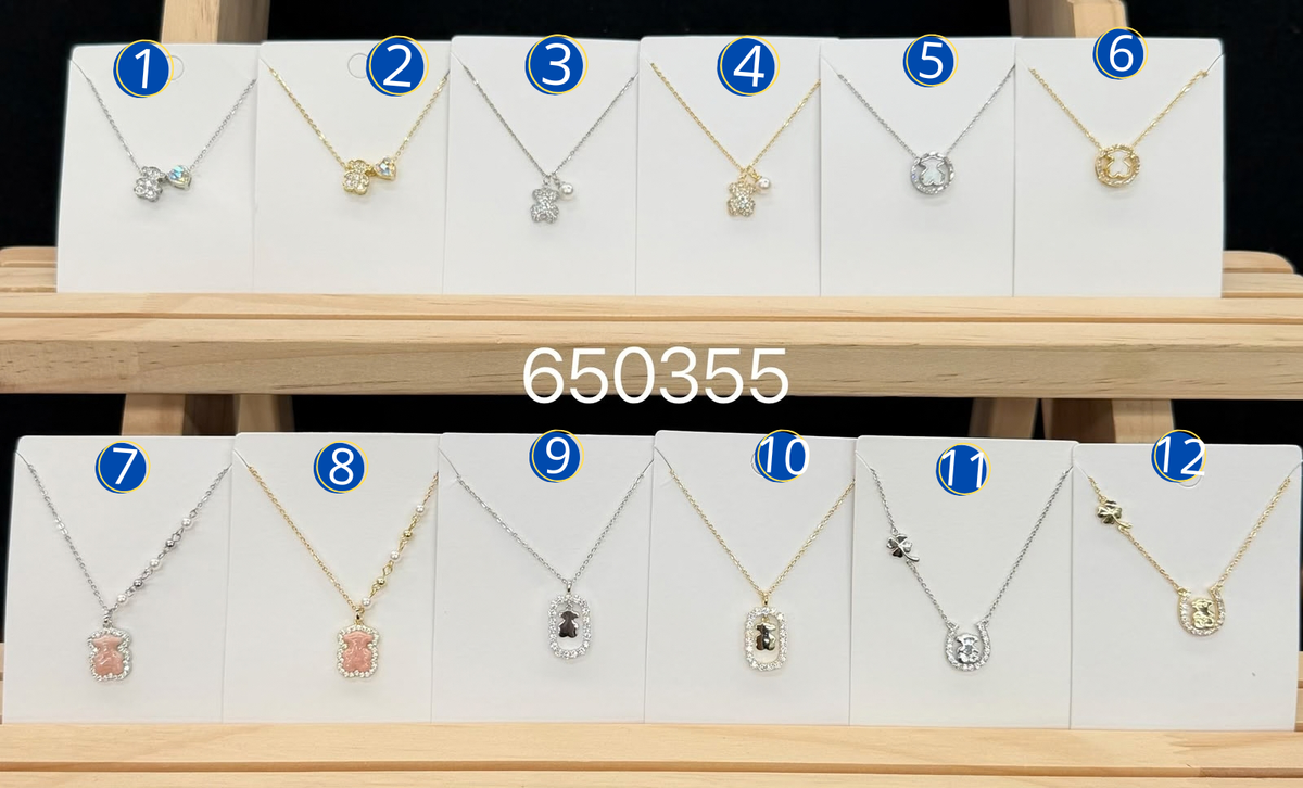 [10/OCT/26] Collares Dorados y Plateados con dije M2 Oro Laminado