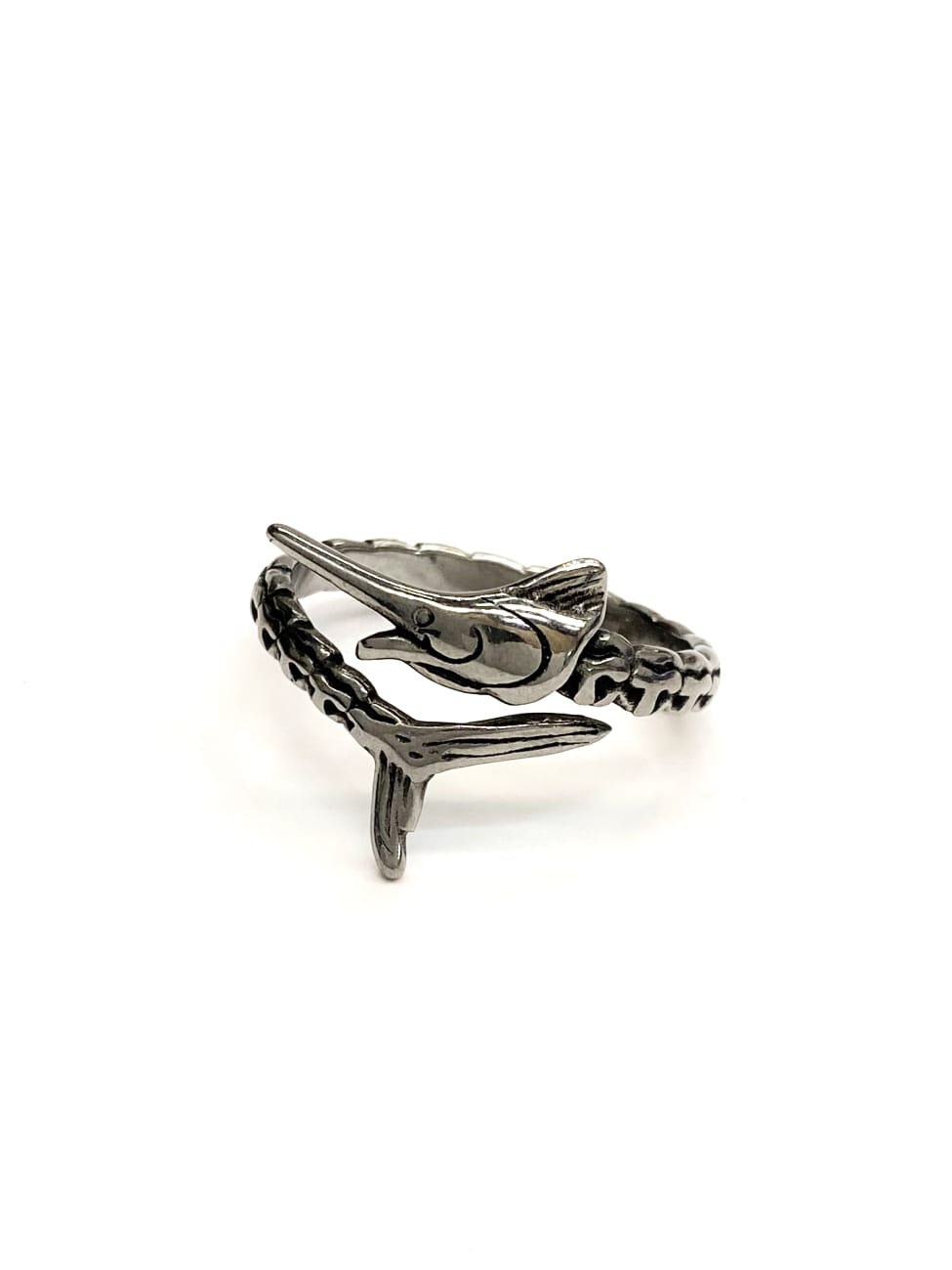 Anillo Dorado y Plateado M7 Acero Inoxidable