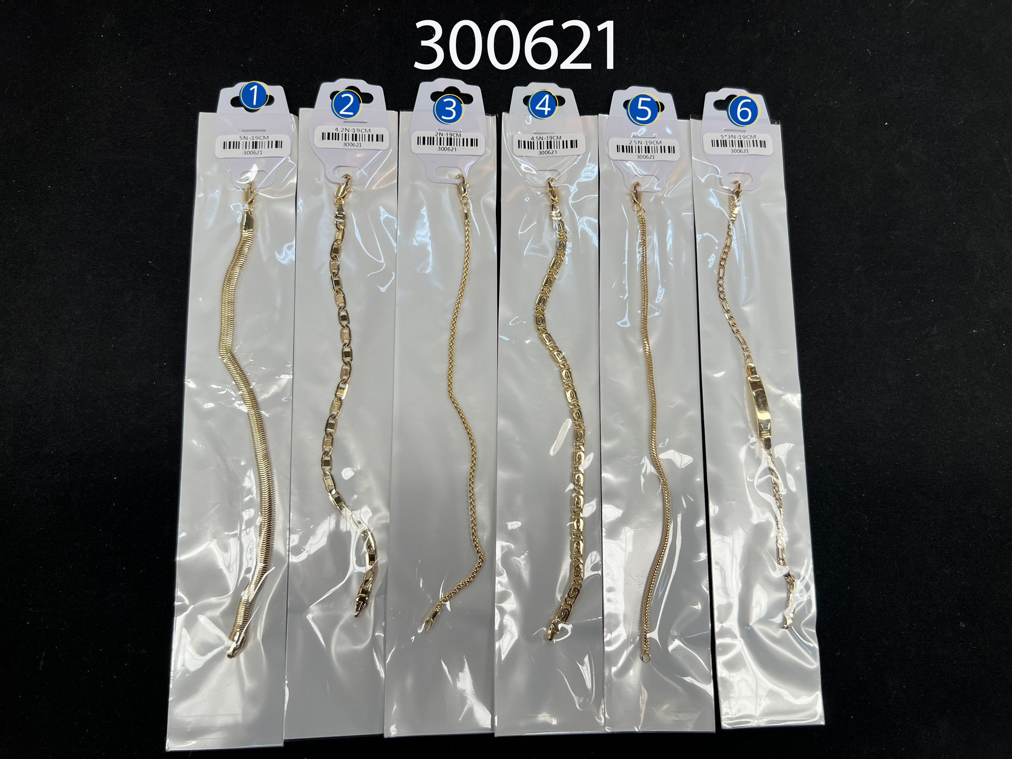 [07/JULIO/26] Pulseras Doradas M19 Oro Laminado