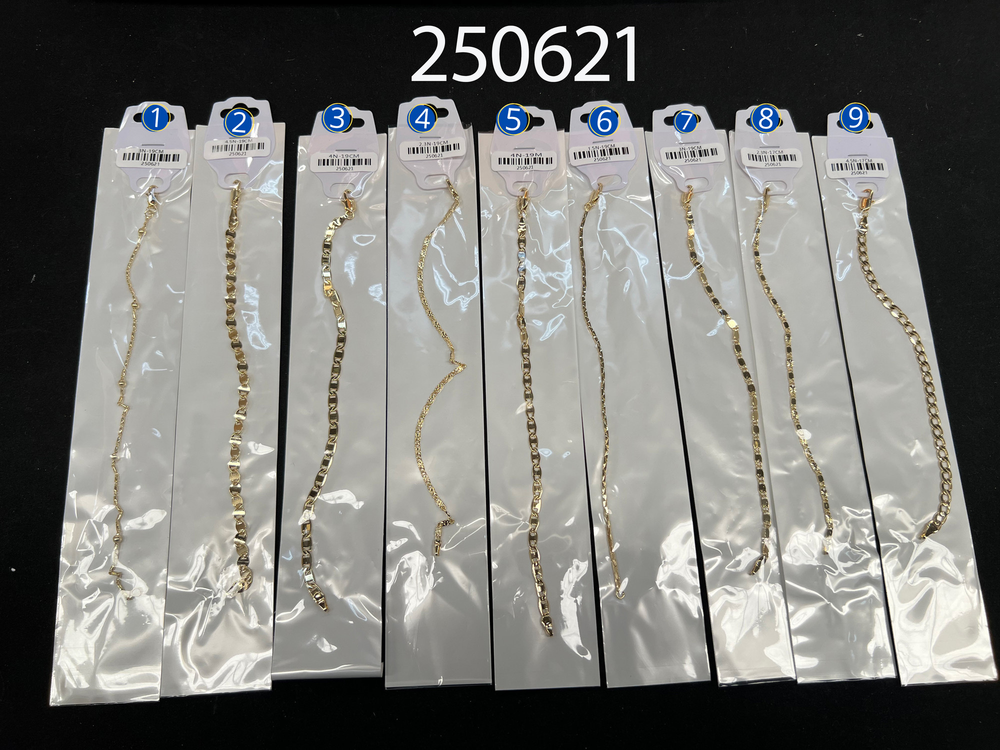 [07/JULIO/26] Pulseras Doradas M8 Oro Laminado