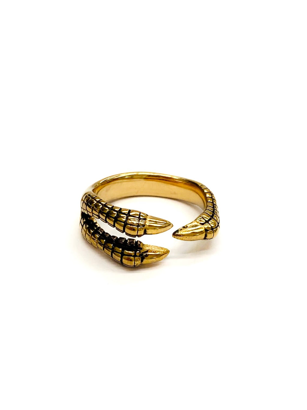 Anillo Dorado y Plateado M8 Acero Inoxidable