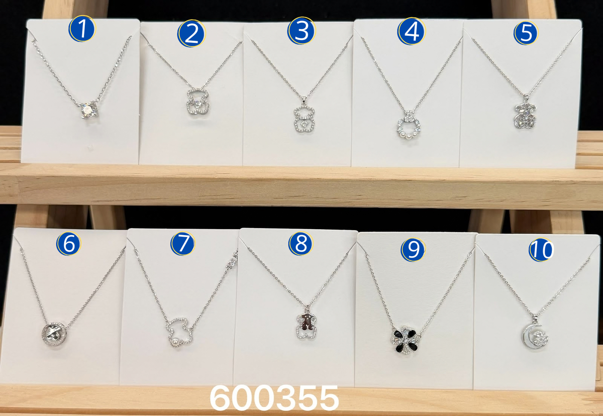 [10/OCT/26] Collares Plateados con dije M1 Oro Laminado