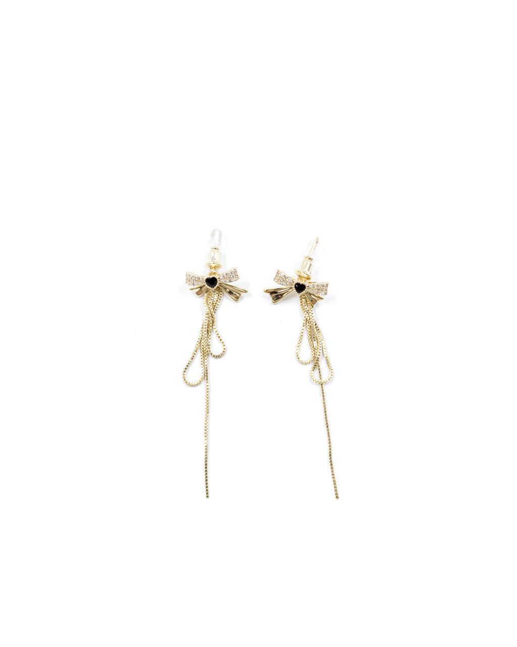 Aretes Largos Ansheli Dorados M10 Oro Laminado