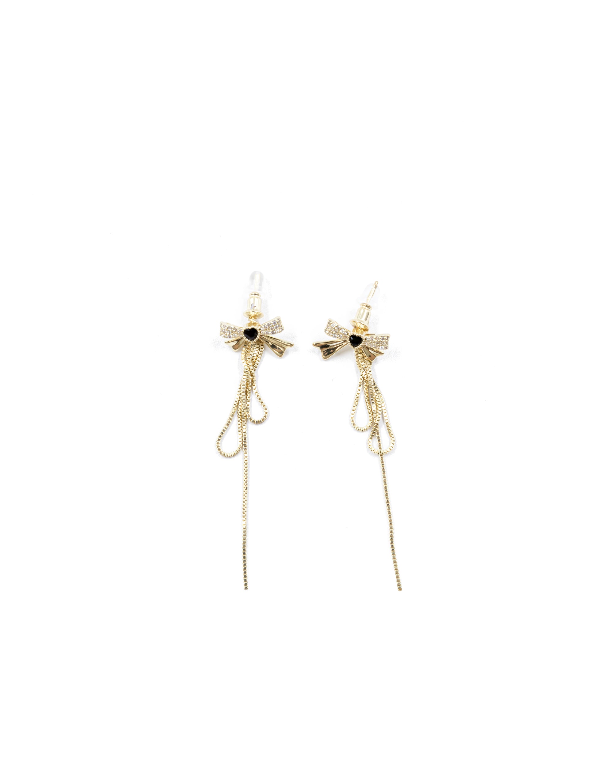 Aretes Largos Ansheli Dorados M10 Oro Laminado