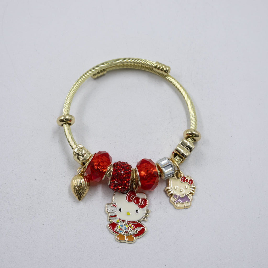 Pulsera tipo Pandora M2 Oro Laminado