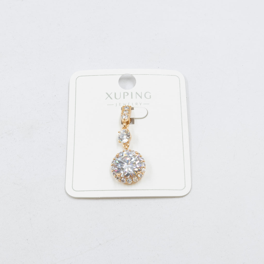 Dijes Xuping con Piedras M5 Oro Laminado