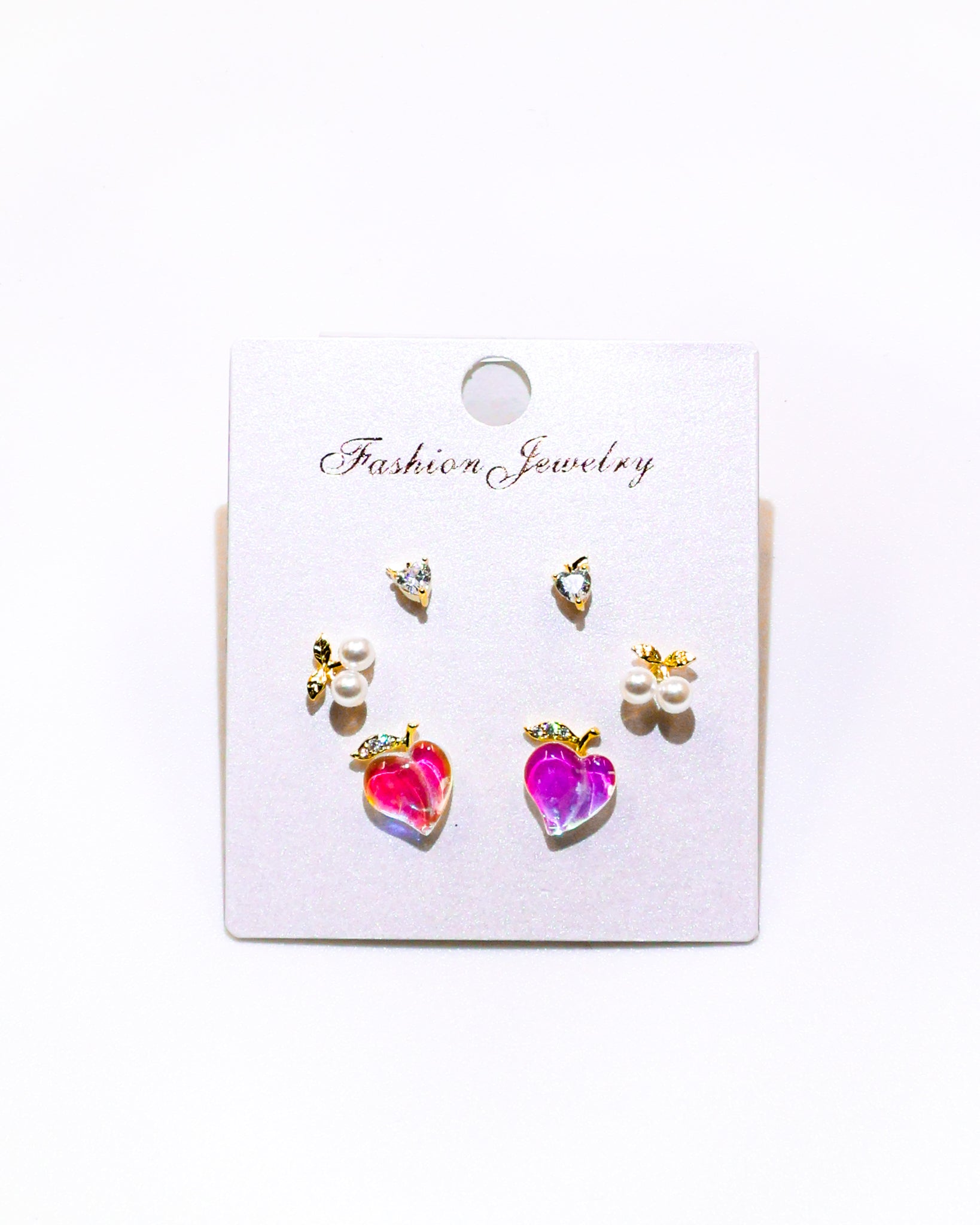 Set Aretes X3 - M10 Oro Laminado