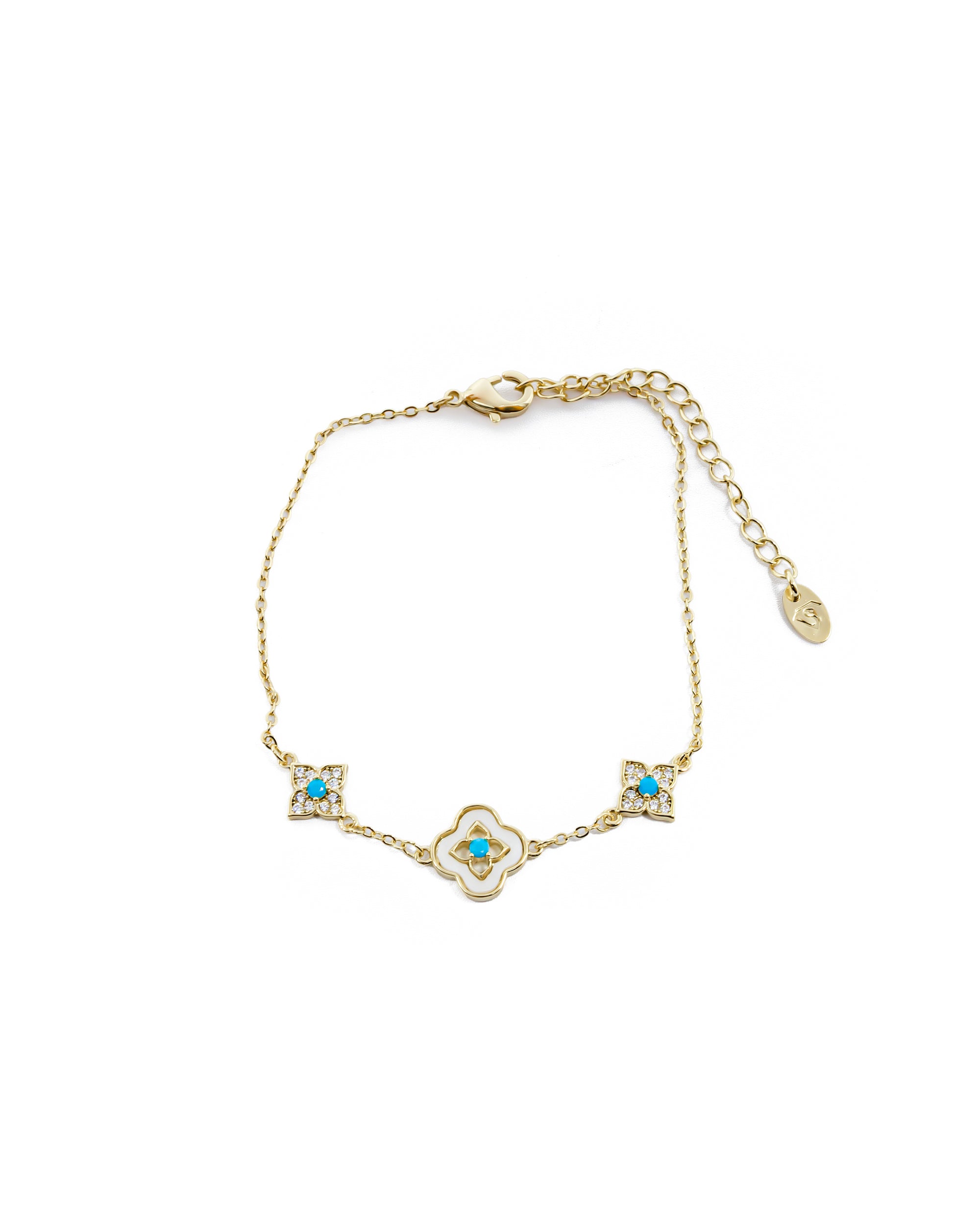 Pulsera Dorada Ansheli M7 - Oro Laminado
