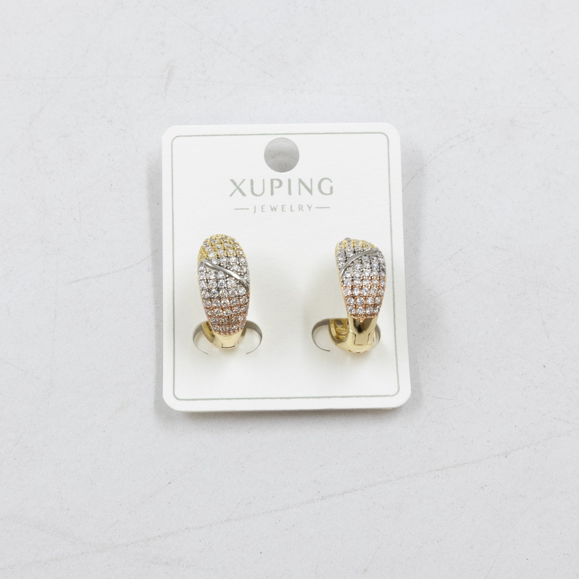 Aretes Oro Florentino Xuping M3 Oro Laminado