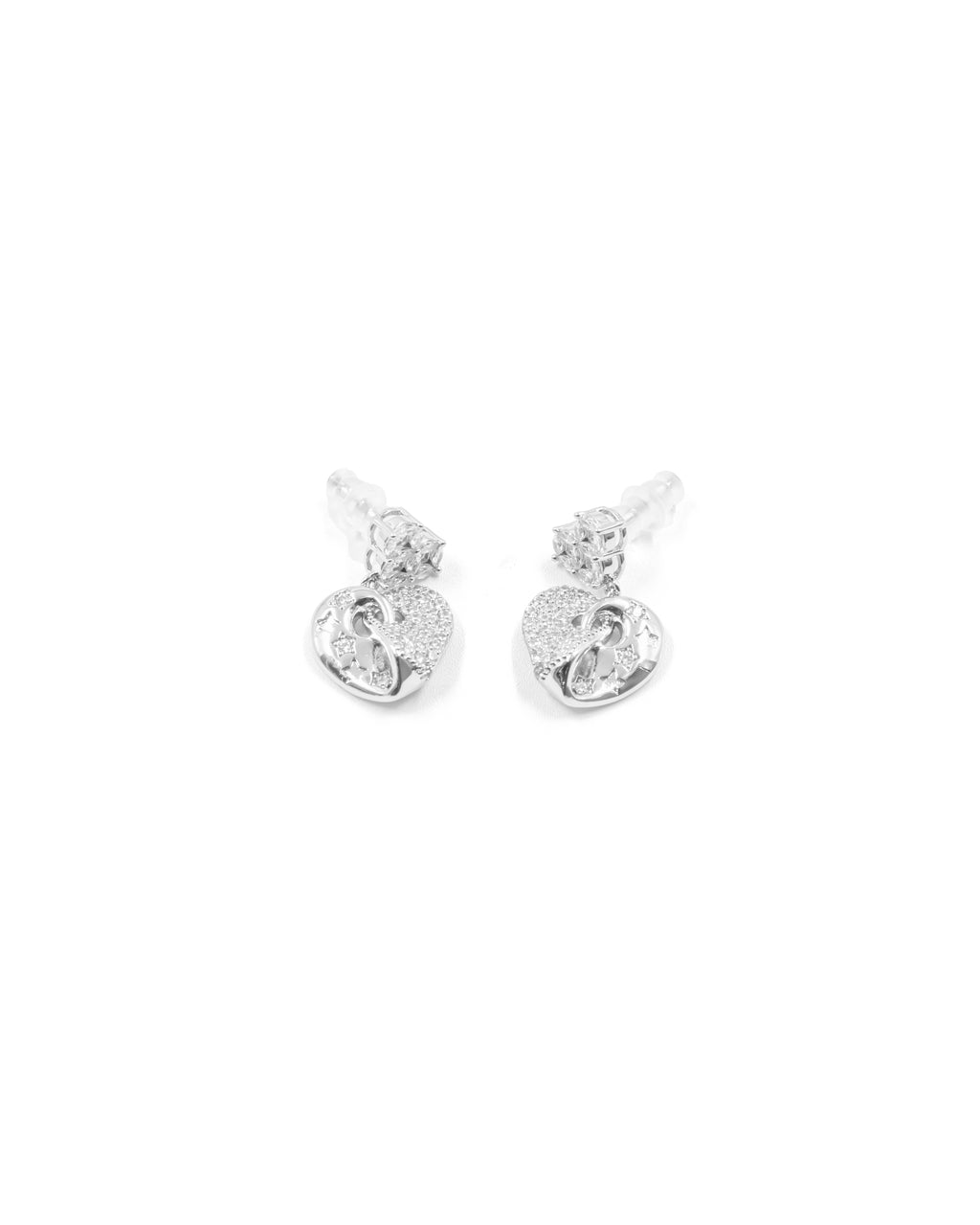 Aretes Largos Ansheli Plateados M19 Oro Laminado