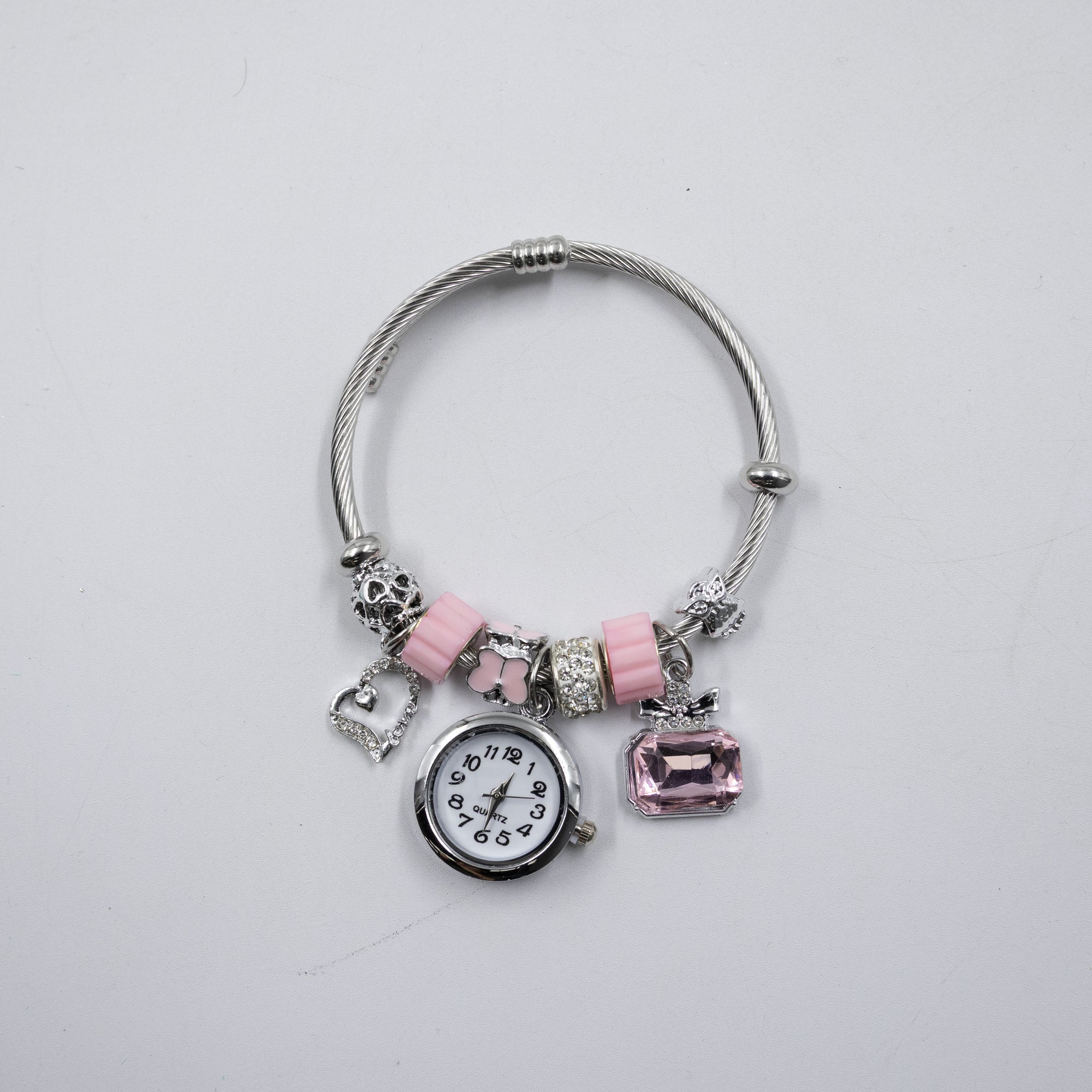 Pulsera tipo Pandora Plateadas M21 Oro Laminado