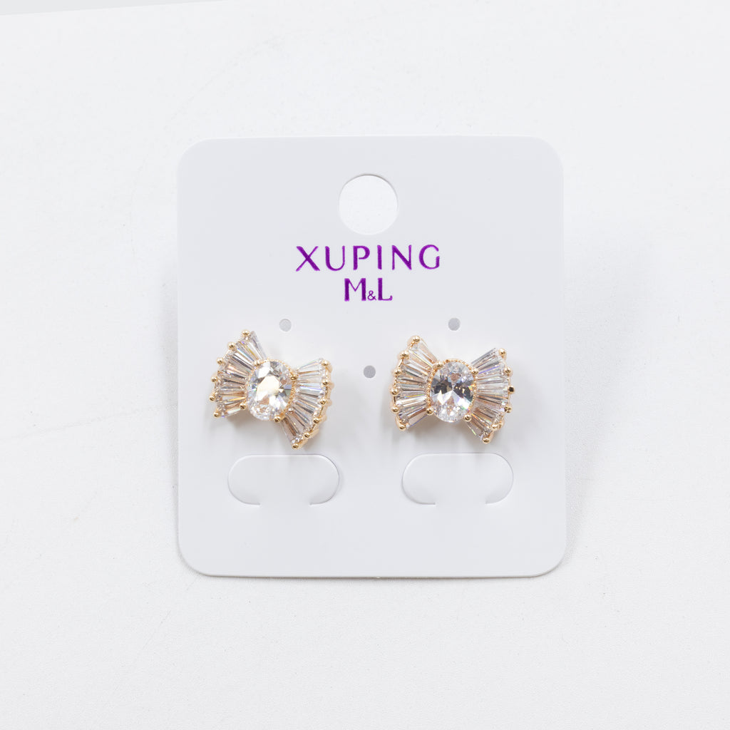 Aretes Dorados Xuping de Gancho M11 Oro Laminado