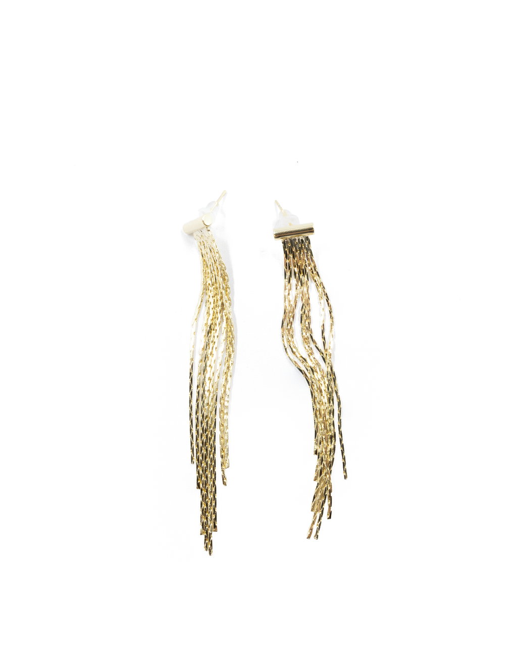 Aretes Largos Ansheli Dorados M1 Oro Laminado