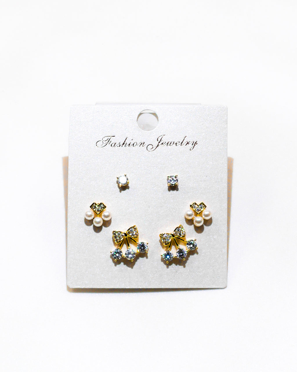 Set Aretes X3 - M12 Oro Laminado
