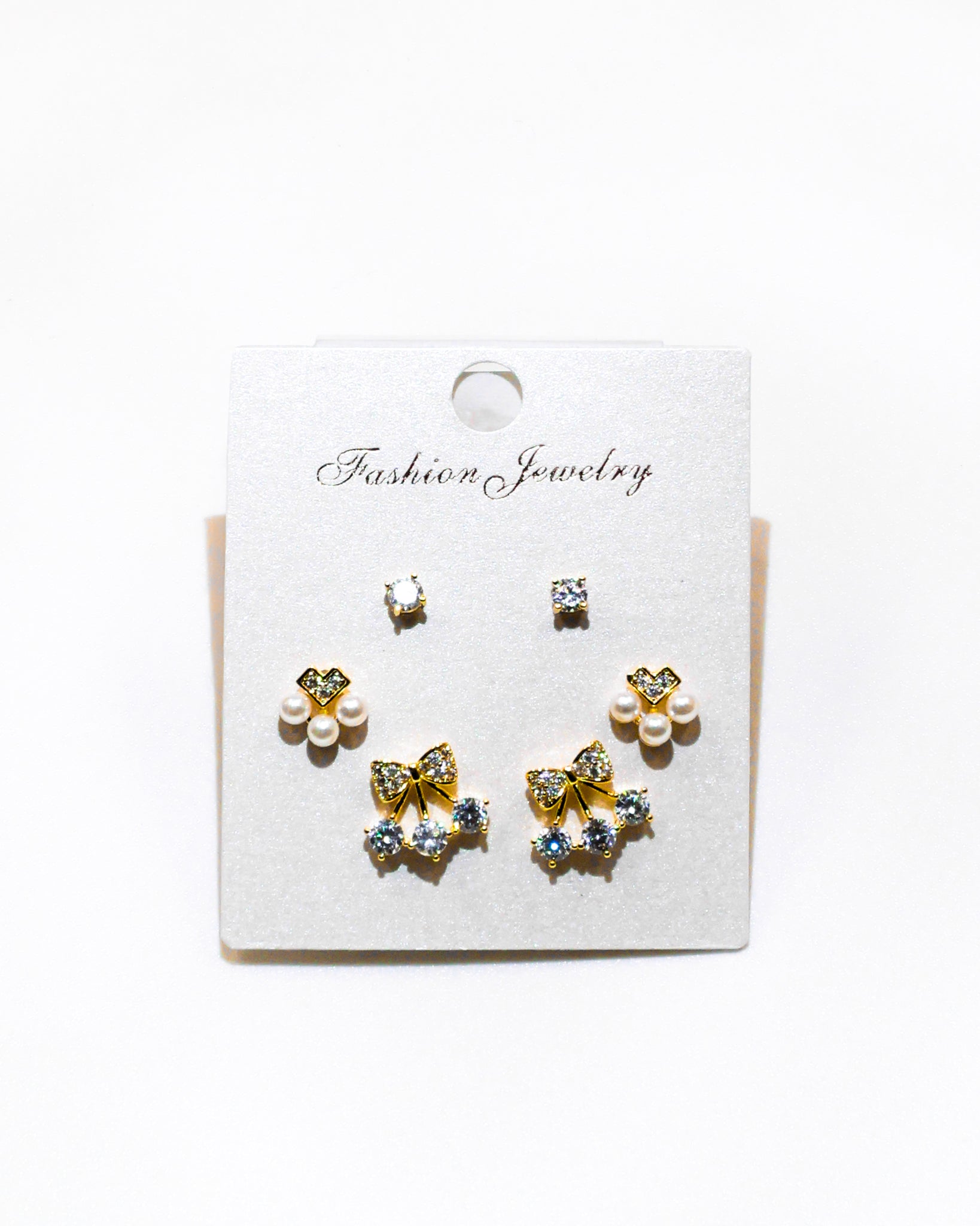 Set Aretes X3 - M12 Oro Laminado