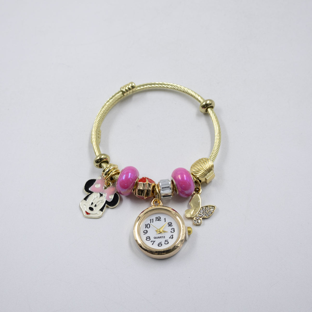 Pulsera tipo Pandora Dorados M19 Oro Laminado