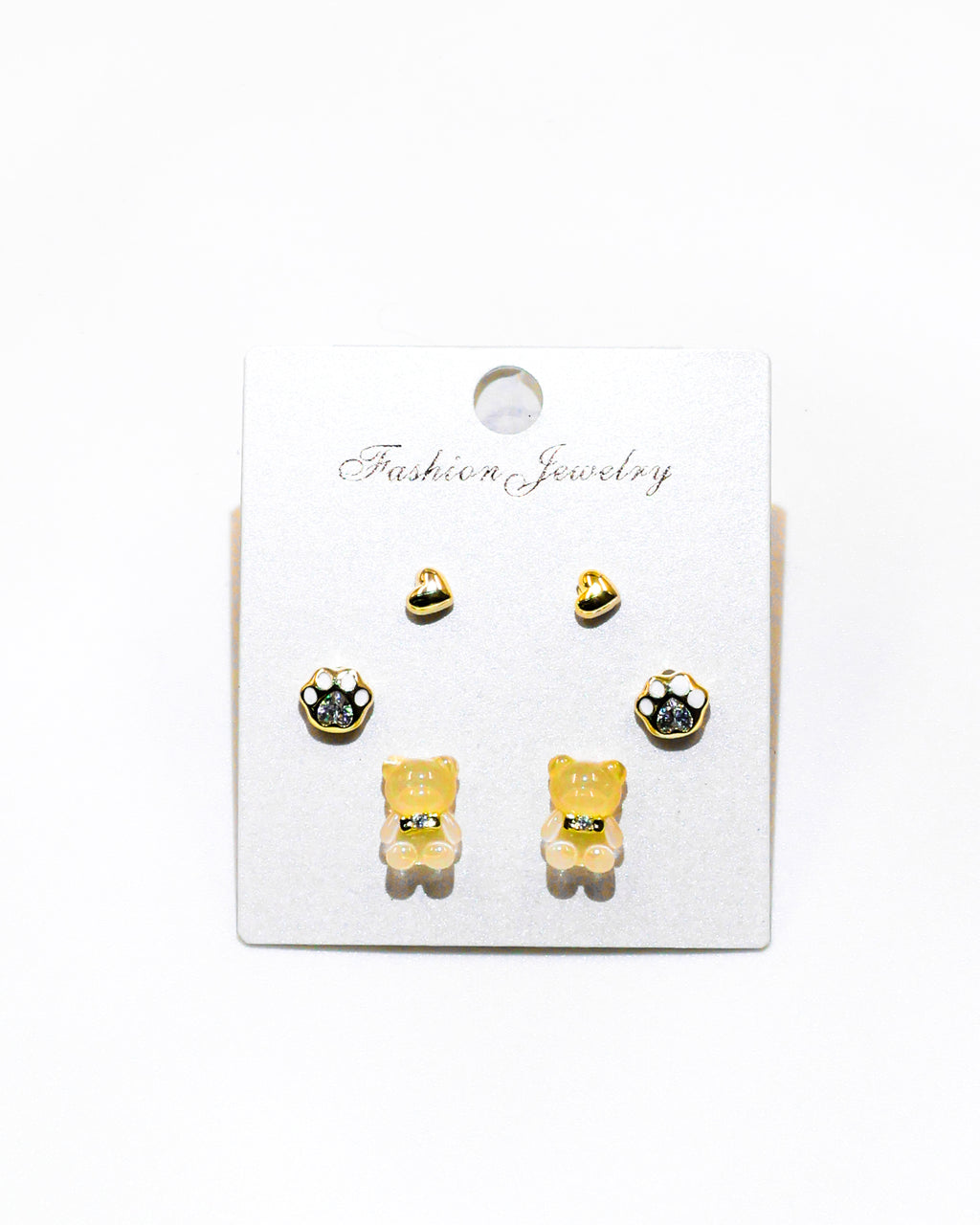 Set Aretes X3 - M6 Oro Laminado