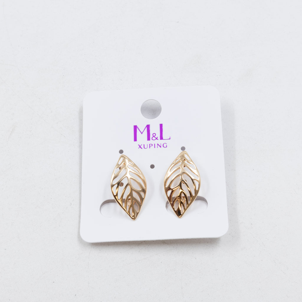 Aretes Xuping Dorados M2 Oro Laminado