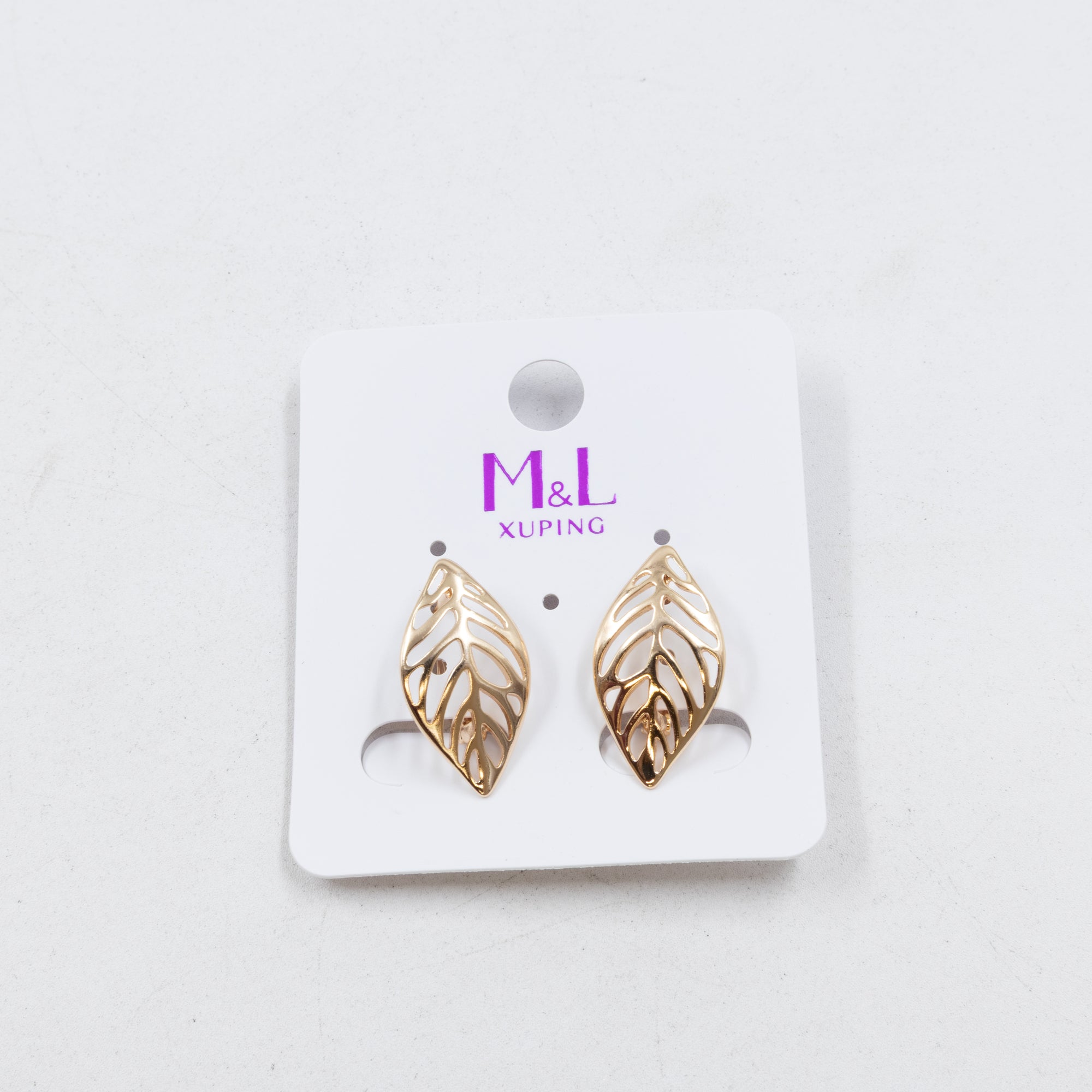 Aretes Xuping Dorados M2 Oro Laminado
