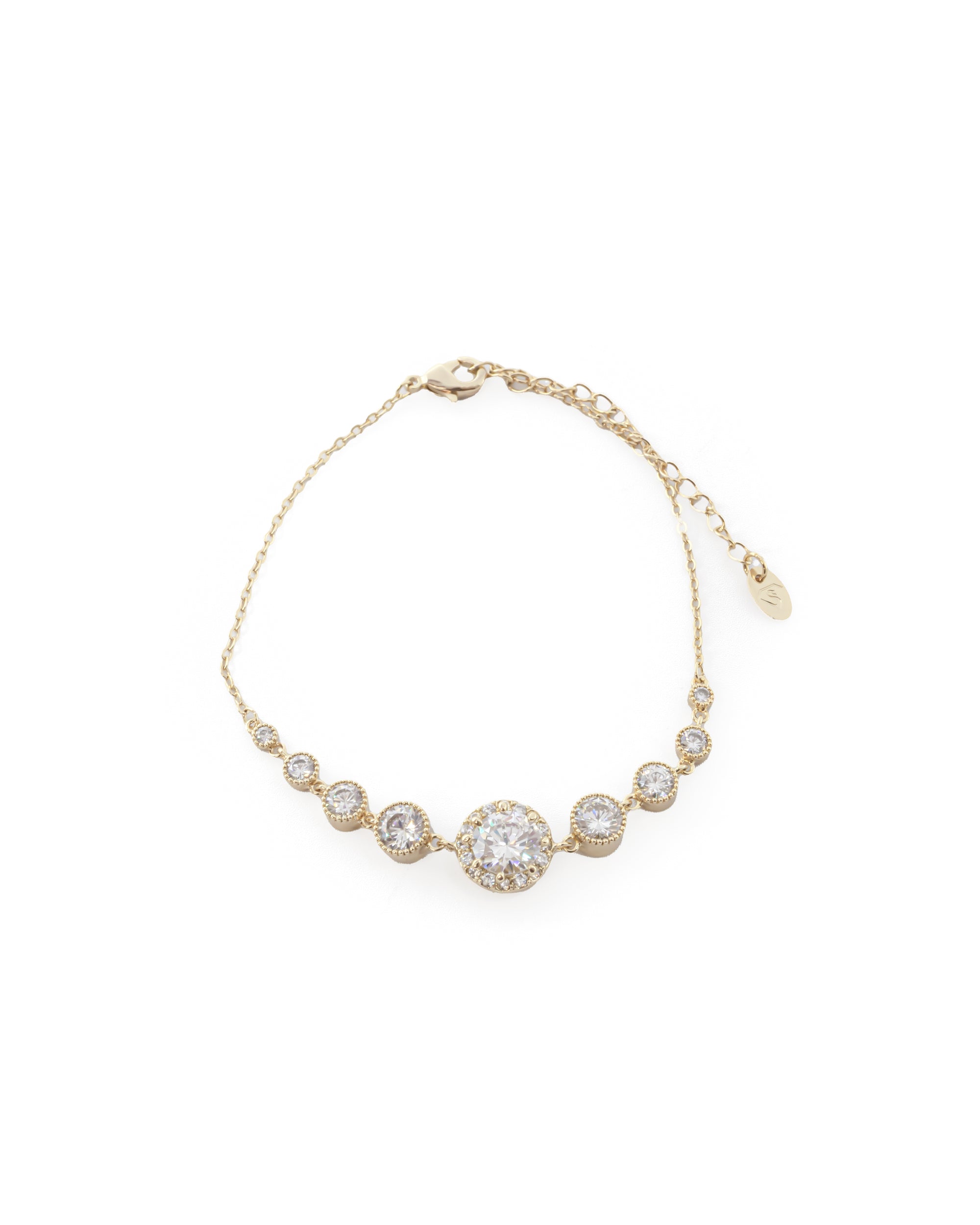 Pulsera Dorada Ansheli M13 - Oro Laminado