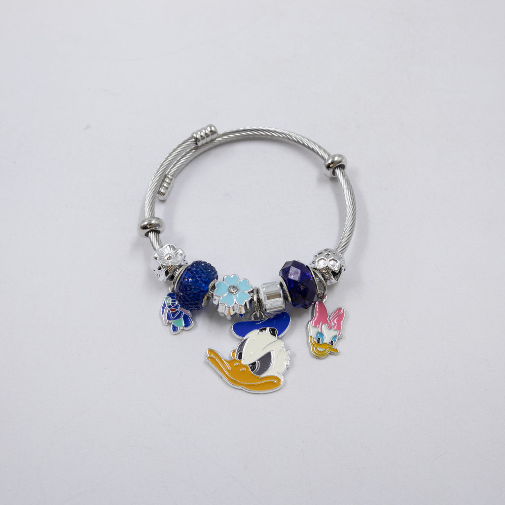 Pulsera tipo Pandora Plateados M9 Oro Laminado