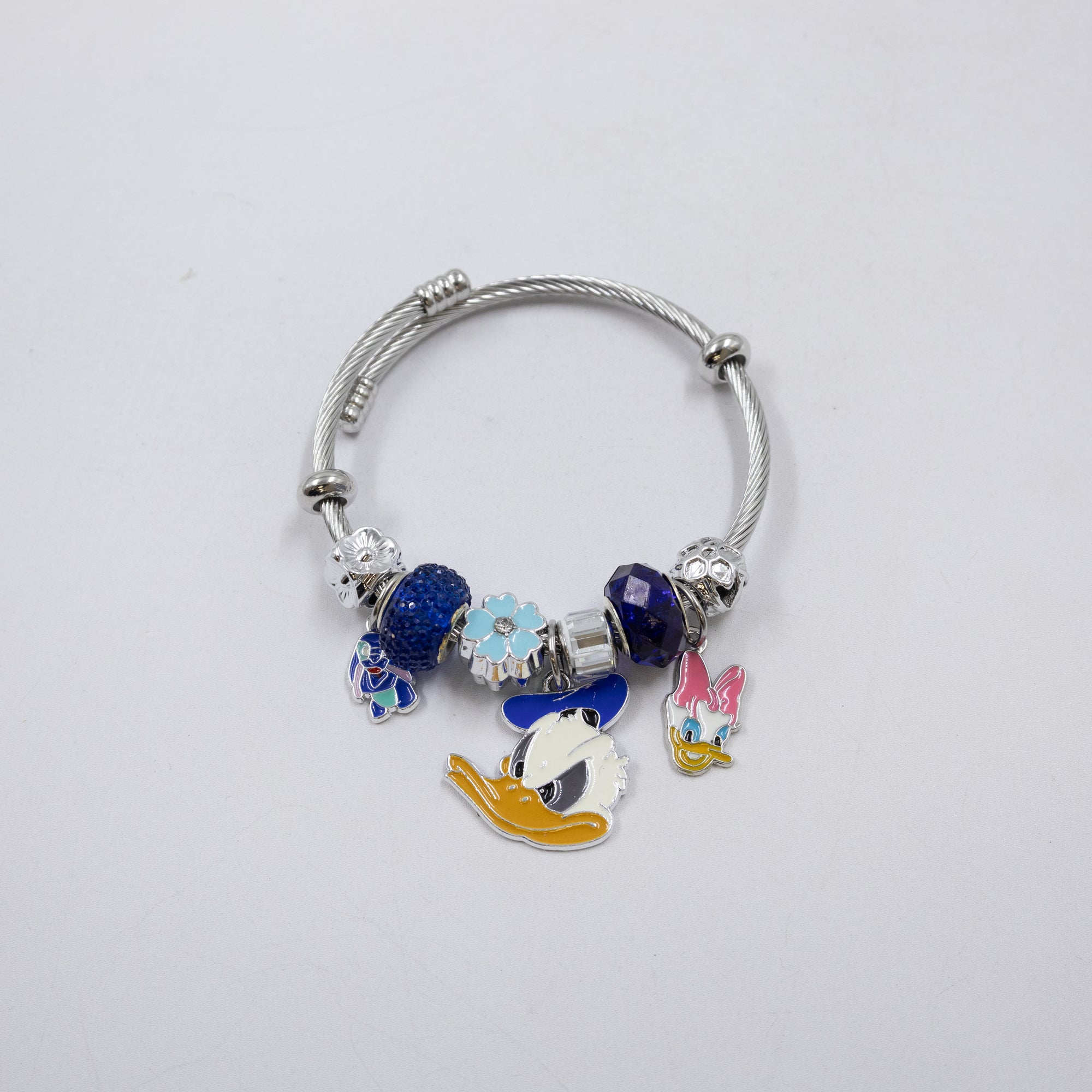 Pulsera tipo Pandora Plateados M9 Oro Laminado