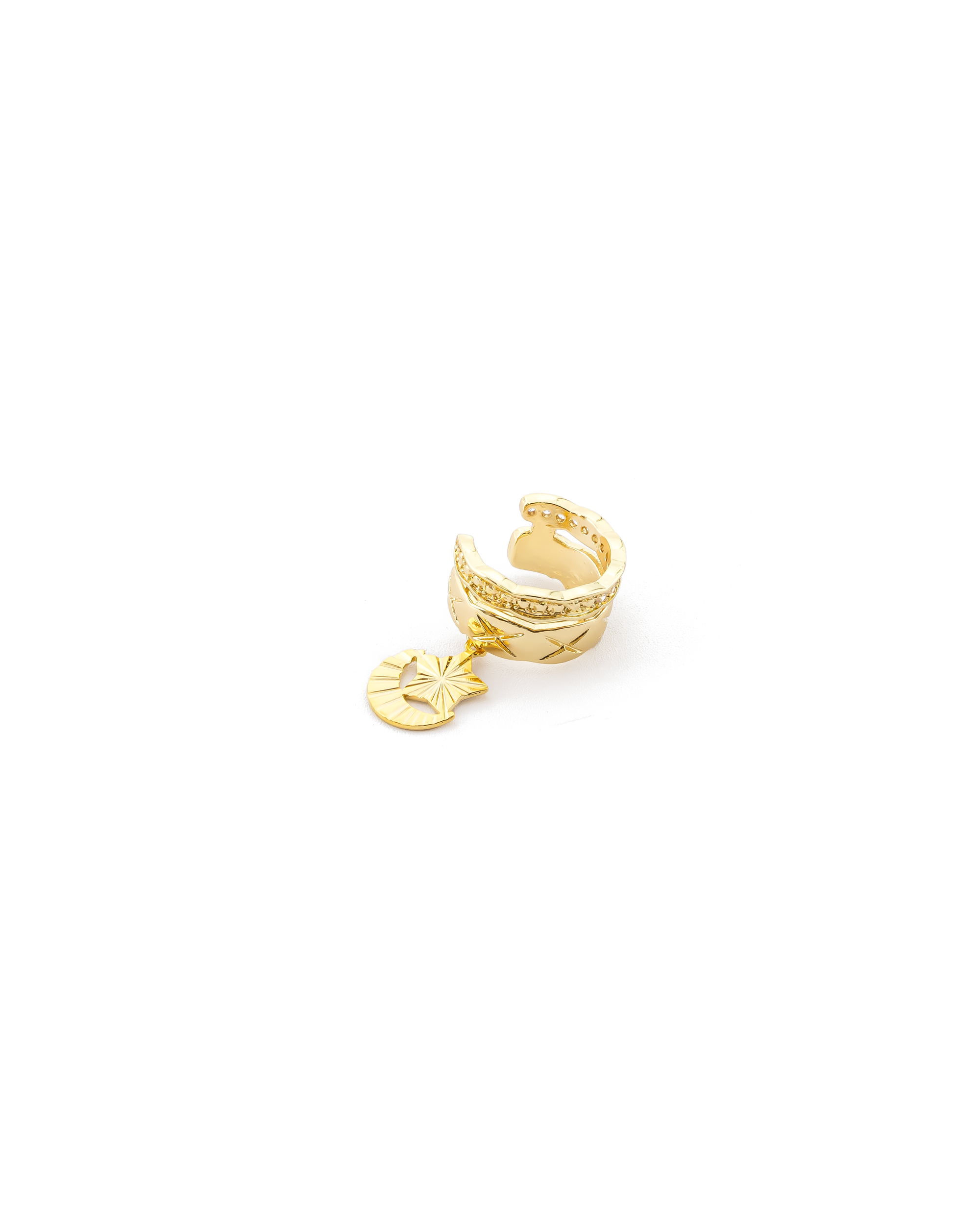 Aretes Simulador Dorados M4 Oro Laminado