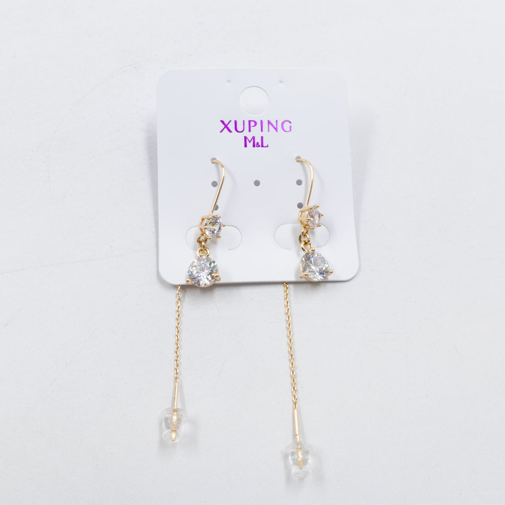 Aretes Dorados Xuping de Aro M10  Oro Laminado