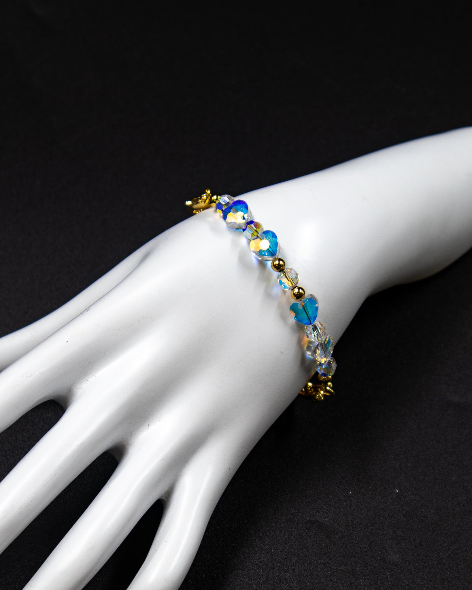 Pulsera con dijes tornasol - M1 Oro Laminado