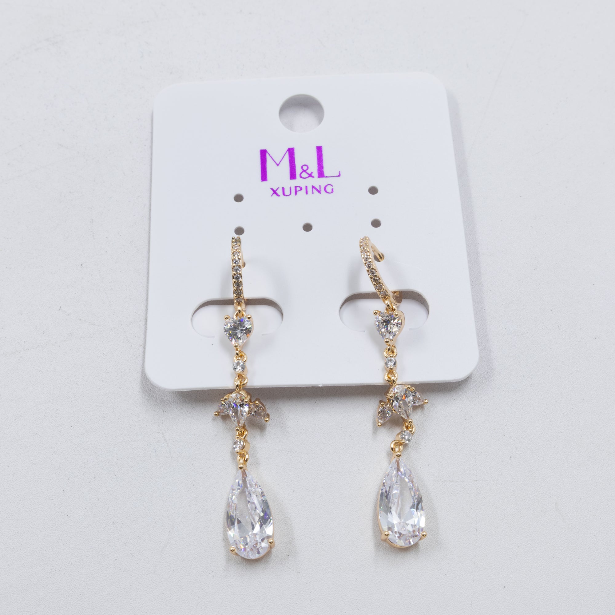 Aretes Dorados Xuping de Aro M13 Oro Laminado