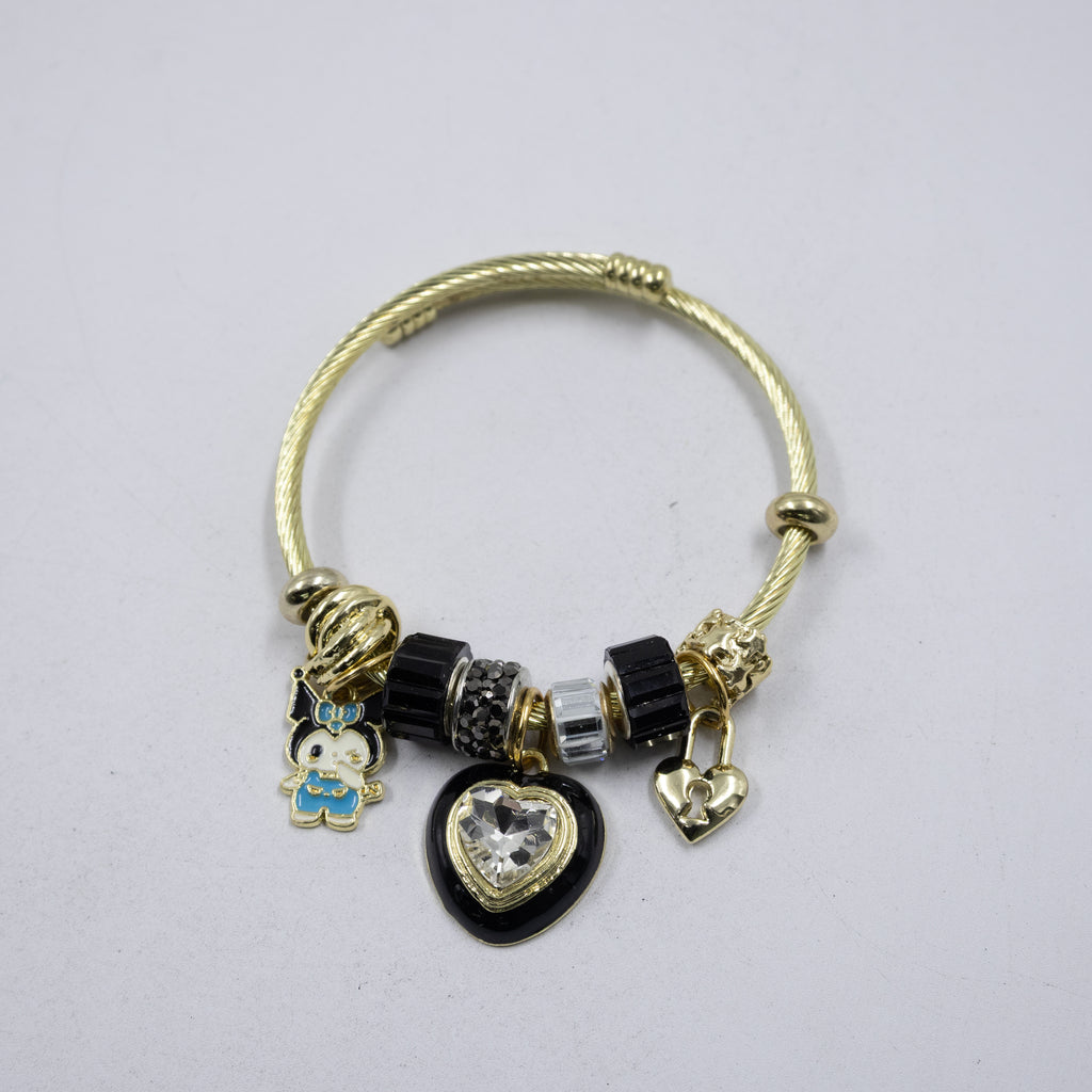 Pulsera tipo Pandora M12 Oro Laminado