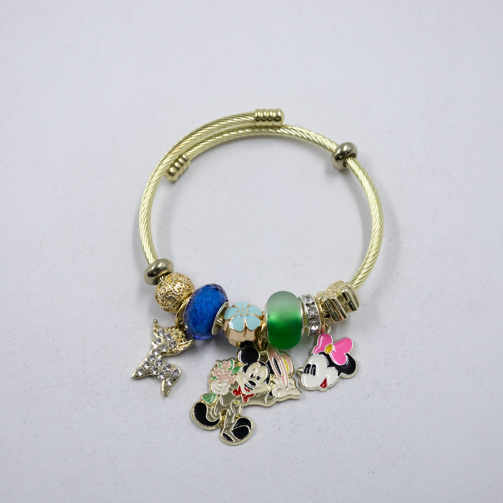 Pulsera tipo Pandora M9 Oro Laminado