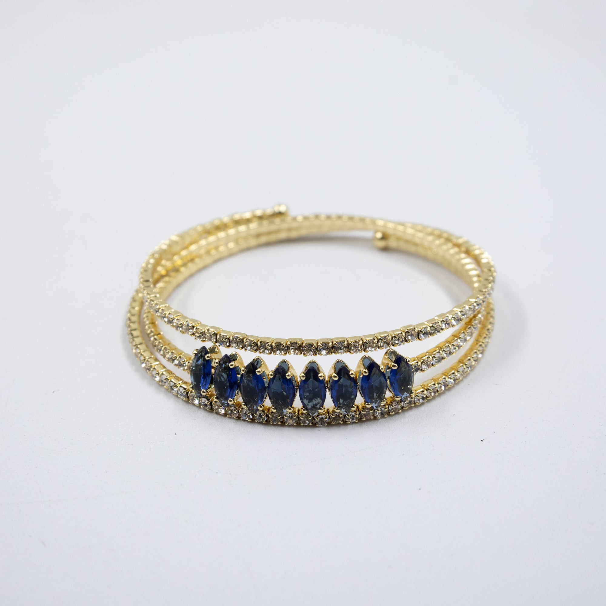 Pulseras Doradas con Piedras M5 Oro Laminado