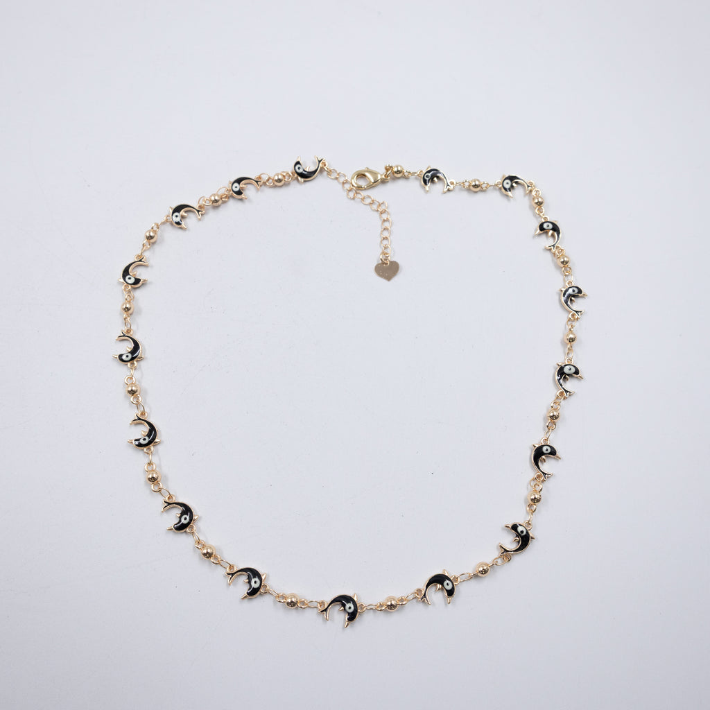 Collar Dorado de Ojo Turco M6 Oro Laminado