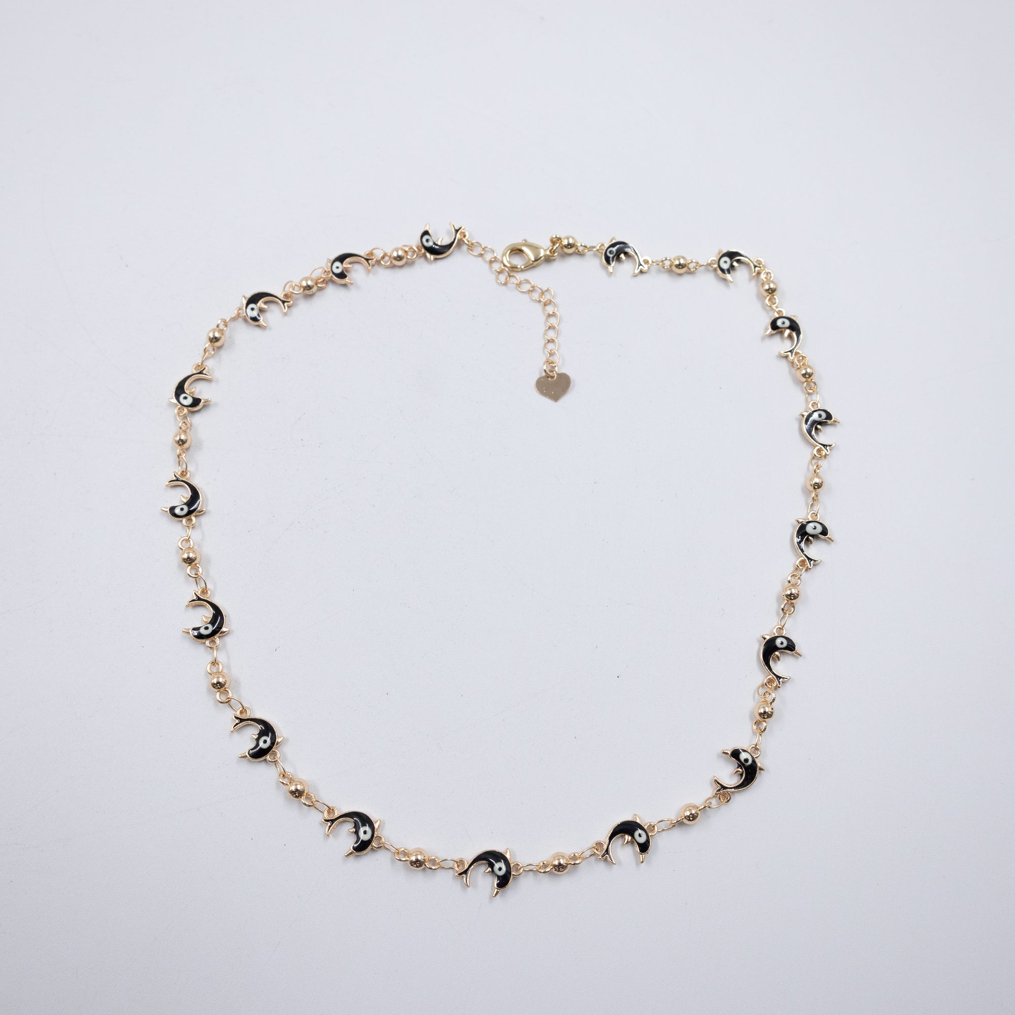 Collar Dorado de Ojo Turco M6 Oro Laminado