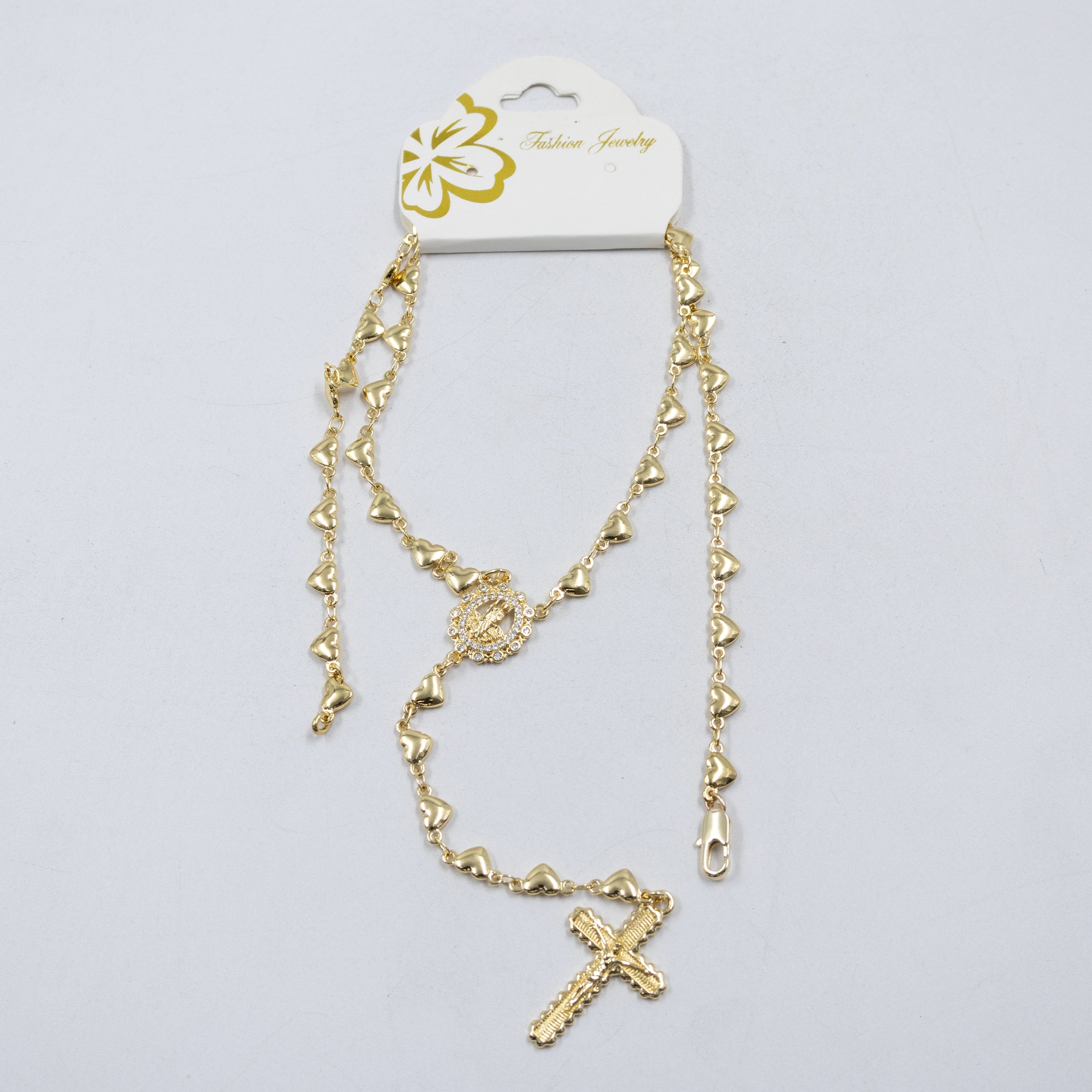 Collar Dorado Religioso M3 Oro Laminado