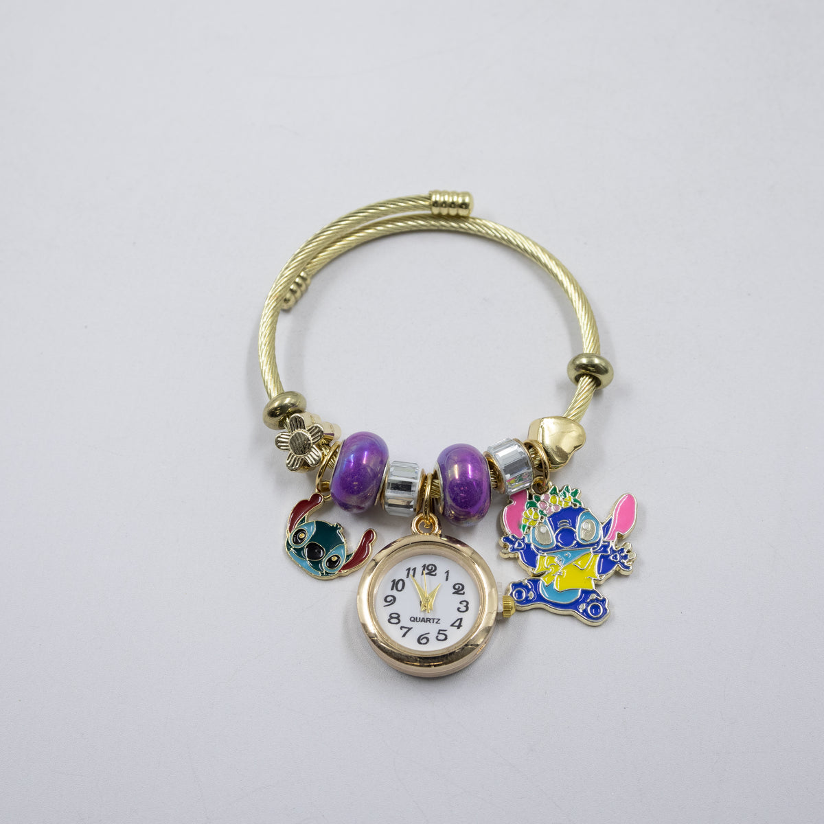 Pulsera tipo Pandora Dorados M22 Oro Laminado