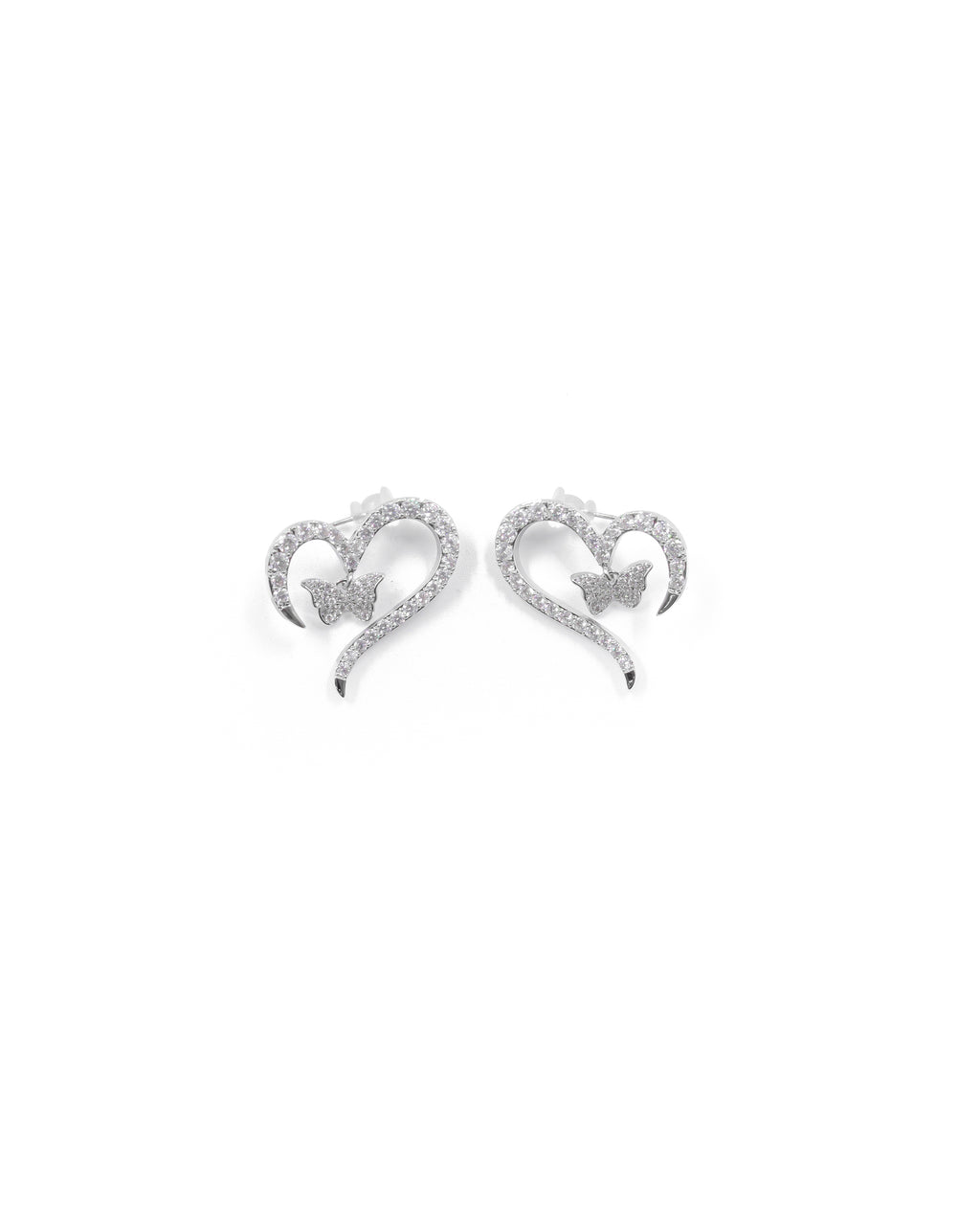 Aretes Largos Ansheli Plateados M23 Oro Laminado