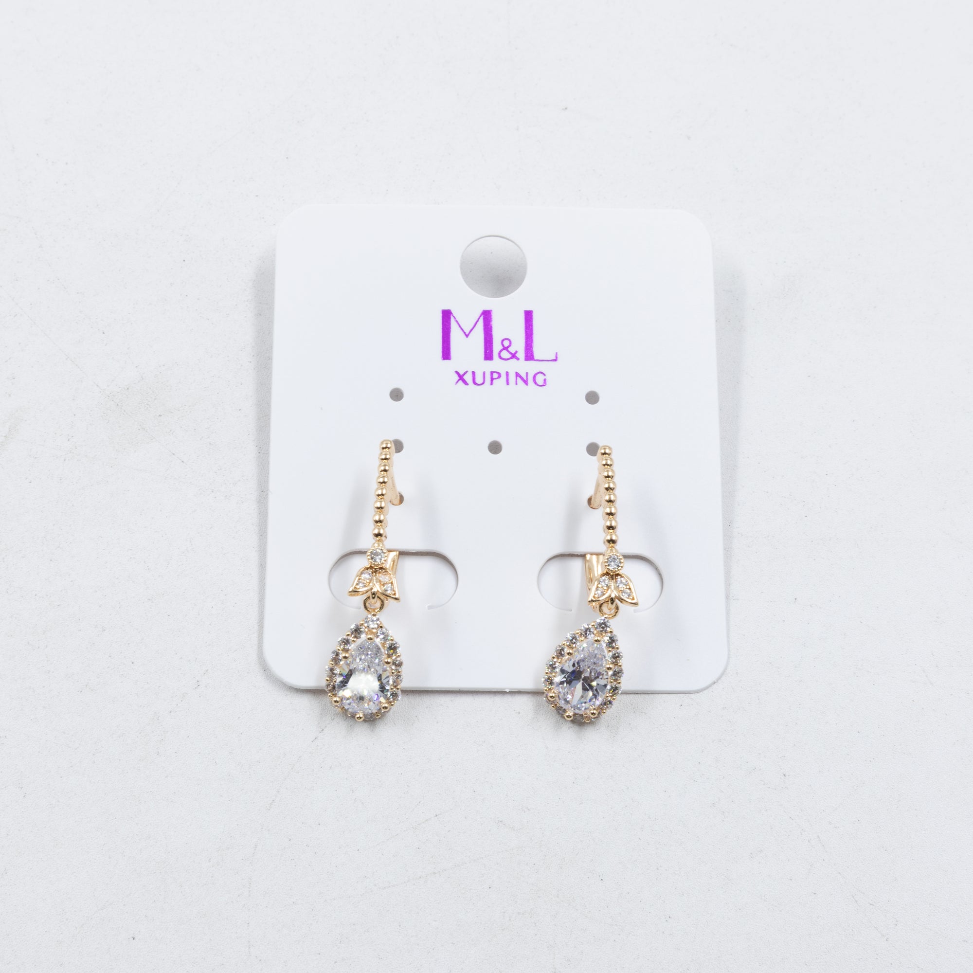 Aretes Xuping Dorados M15 Oro Laminado