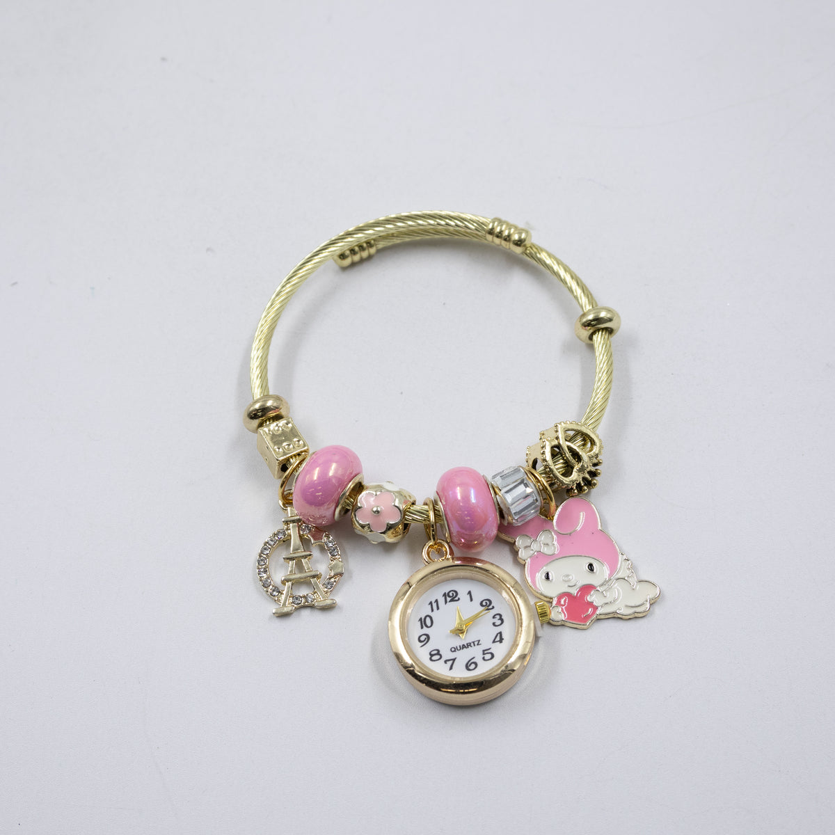 Pulsera tipo Pandora Dorados M16 Oro Laminado