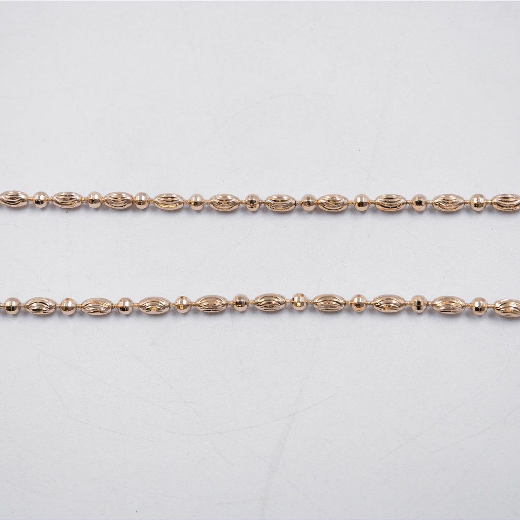 Cadenas Xuping Oro Rosado M4 Oro Laminado