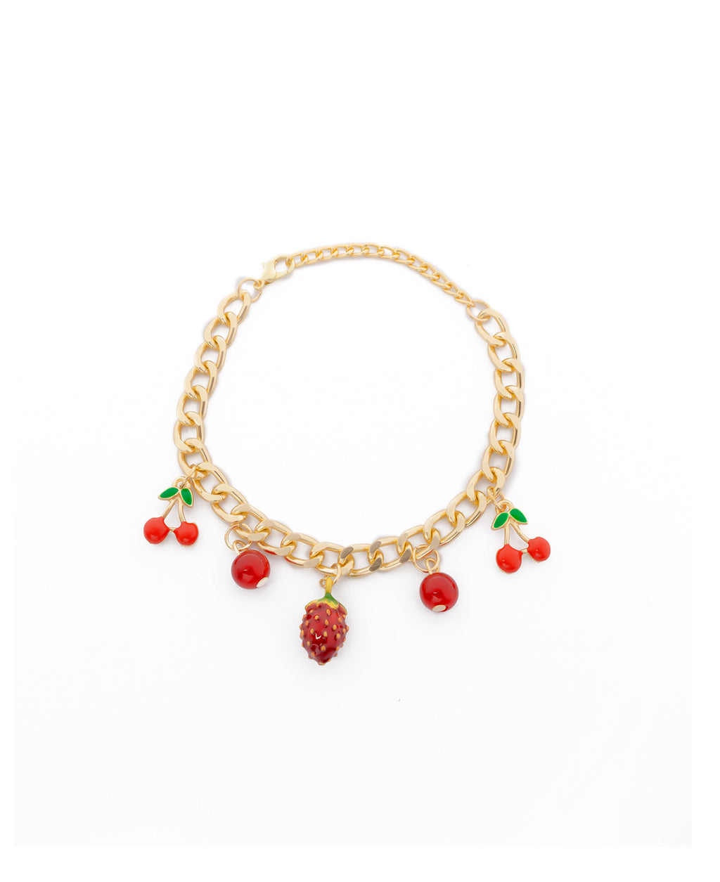 PULSERA DE CORAZON M2 ORO LAMINADO
