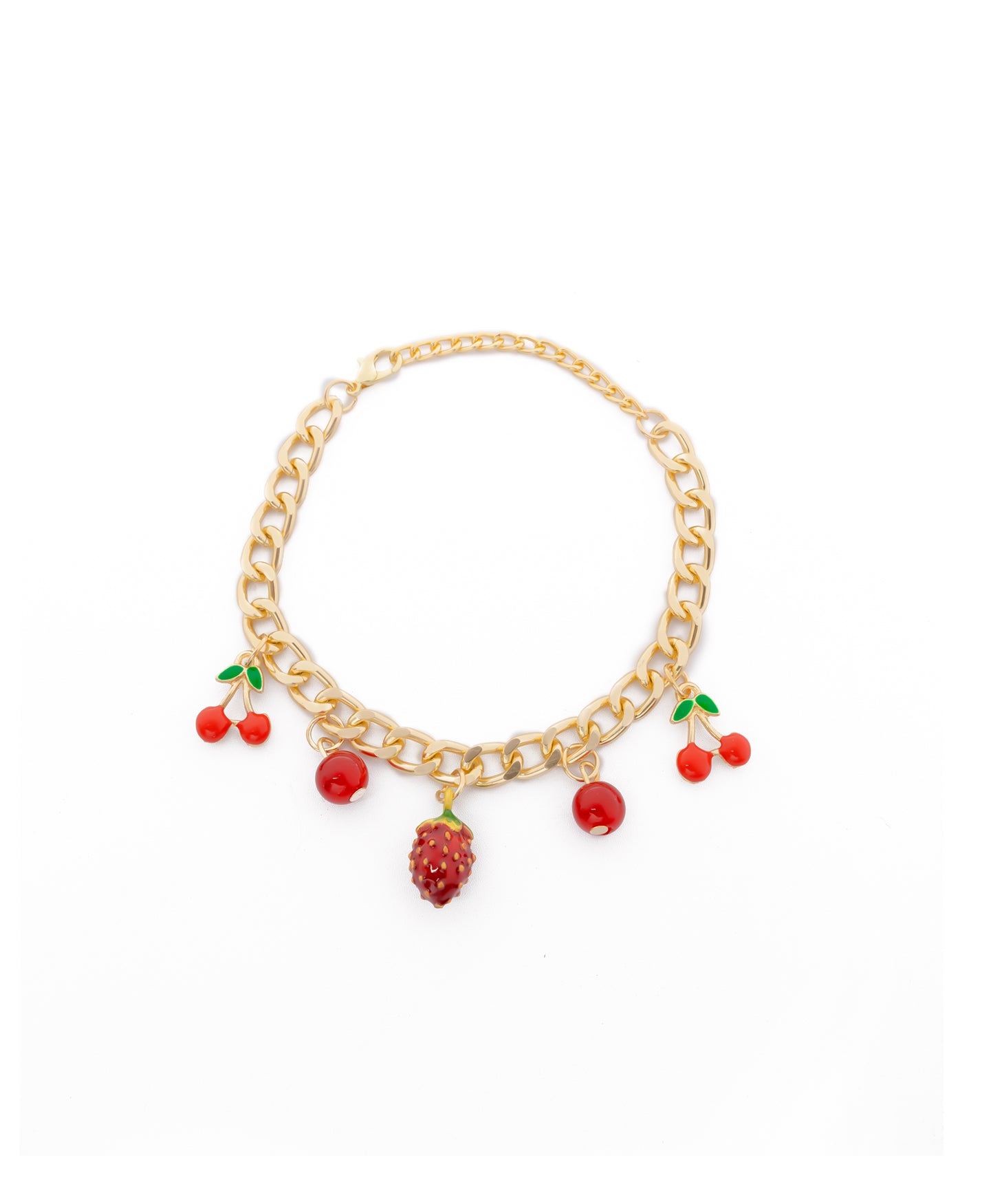 PULSERA DE CORAZON M2 ORO LAMINADO