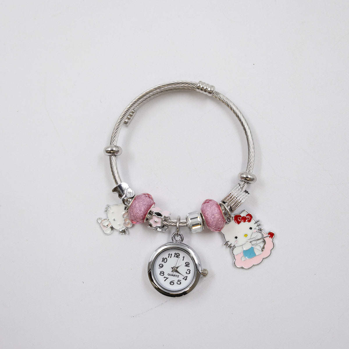 Pulsera tipo Pandora Plateadas M12 Oro Laminado