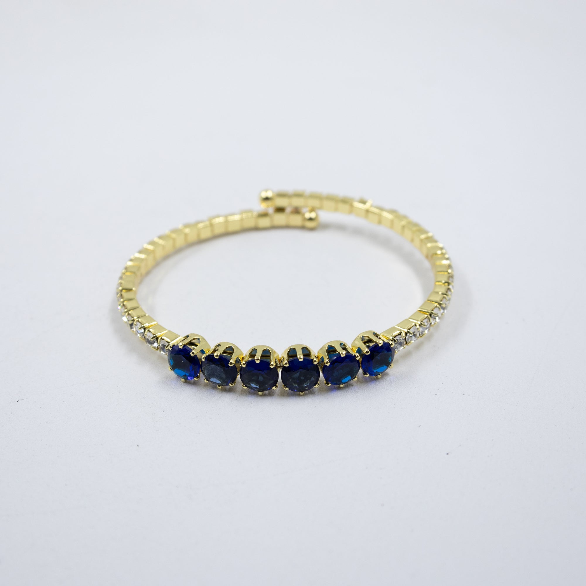 Pulseras Doradas con Piedras M6 Oro Laminado